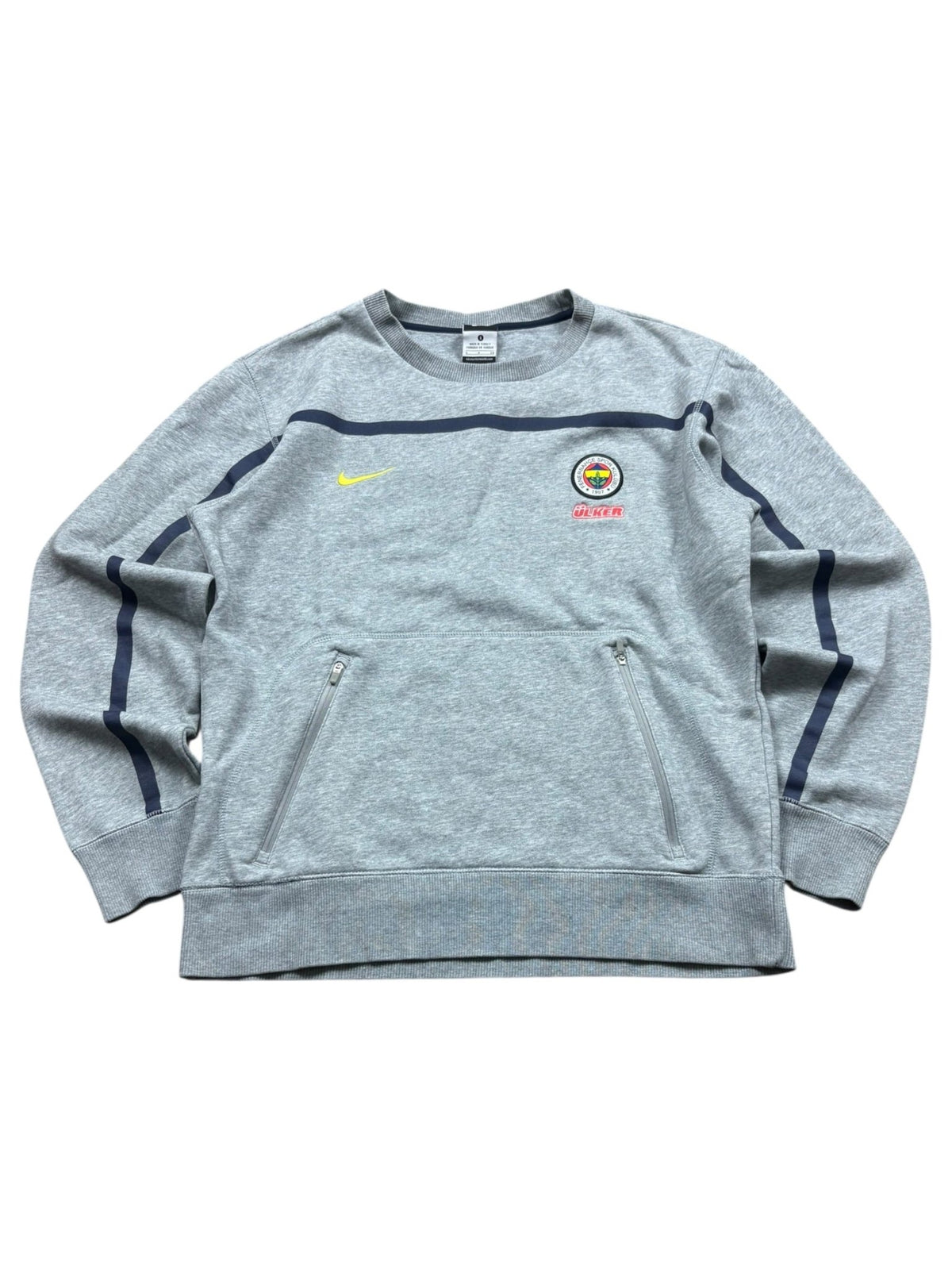 Nike Fenerbahçe Vintage Sweater in Grau – Vorderansicht