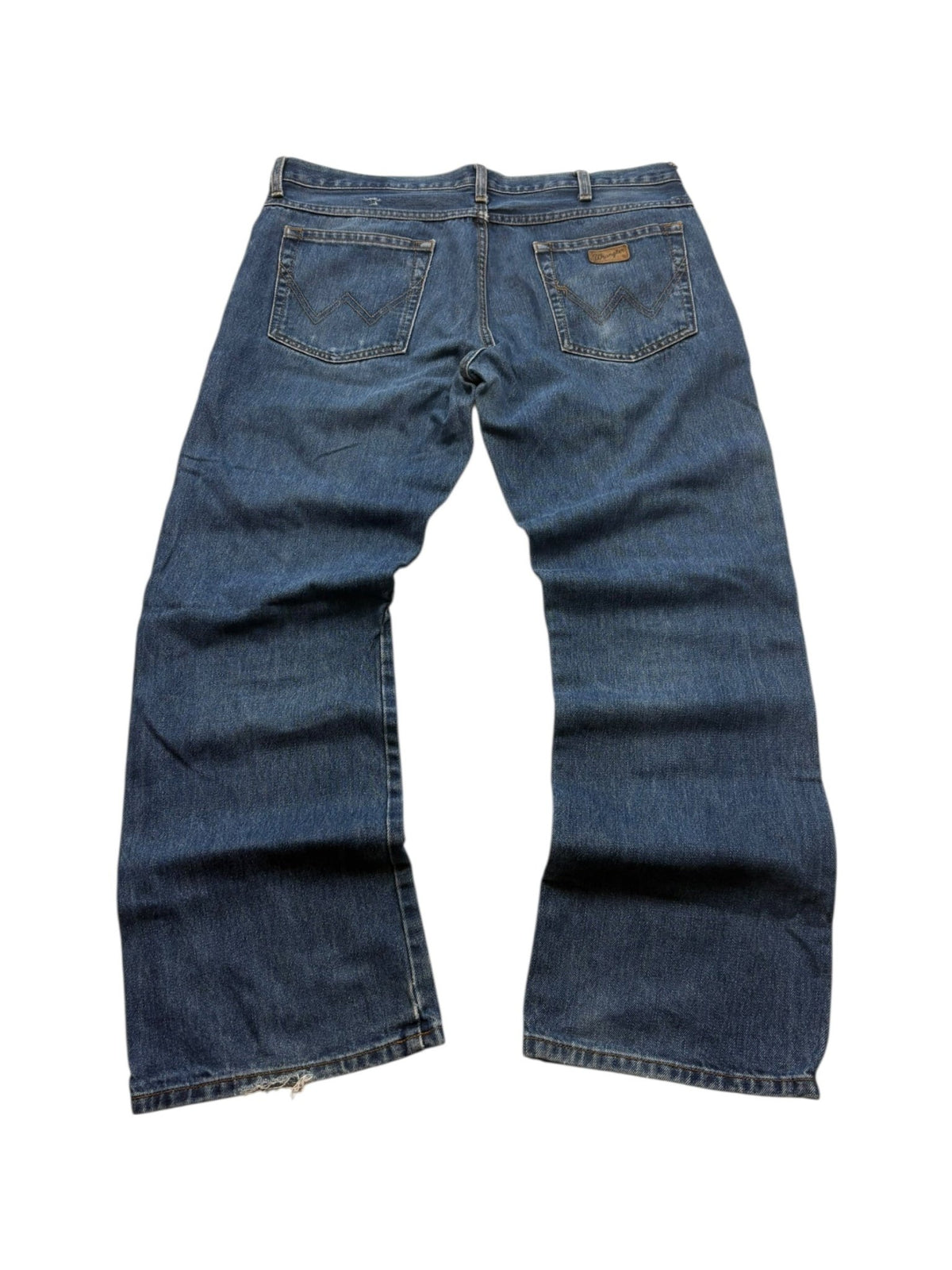 Wrangler Baggy Jeans Rückseite mit W-Naht auf den Gesäßtaschen und Wrangler-Patch