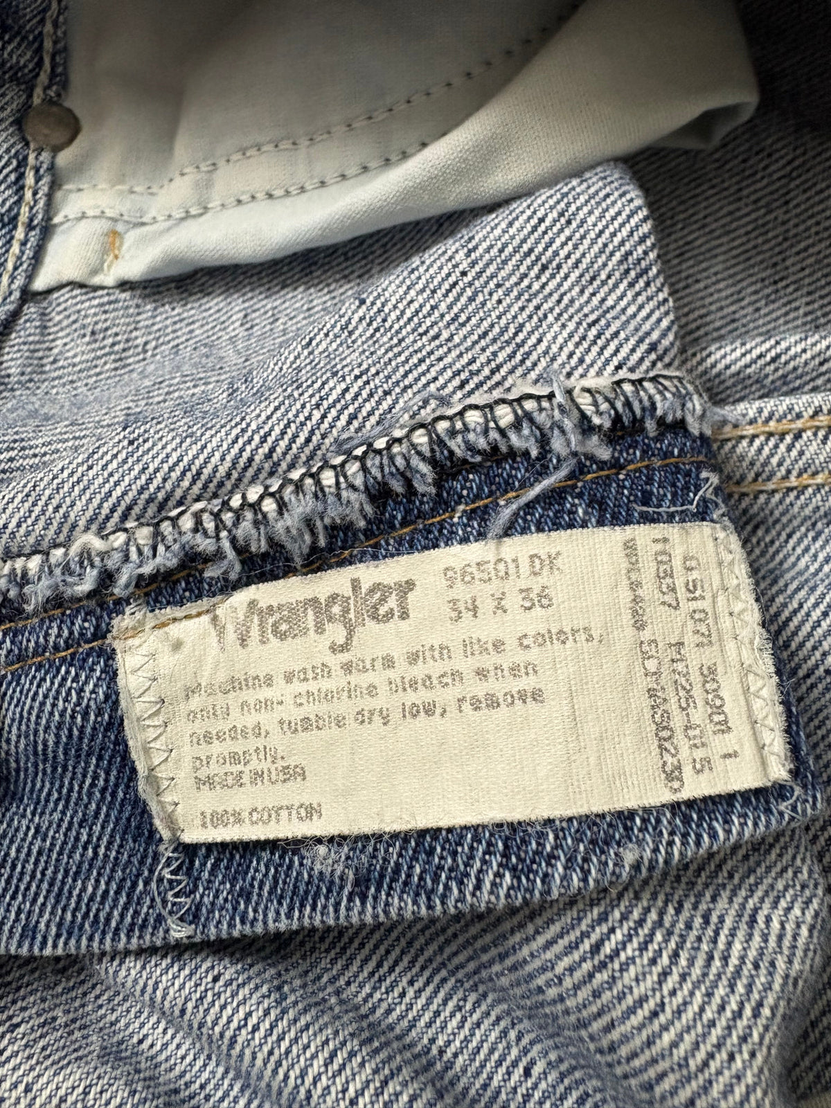 Wrangler Vintage Jeans – Innenetikett W34/L36