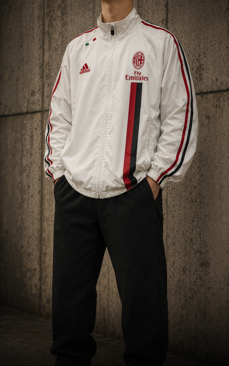 Vintage Adidas Sportswear mit klassischen Streifen und Retro-Details