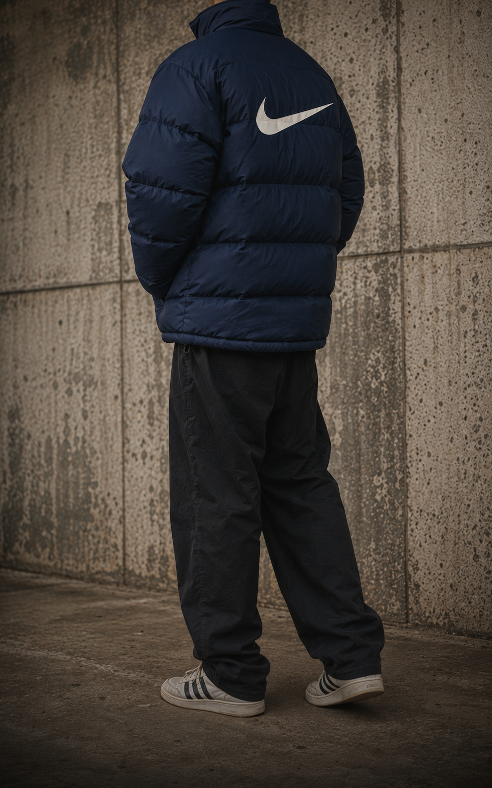 Schwarze Vintage Pufferjacke aus der aktuellen Auswahl