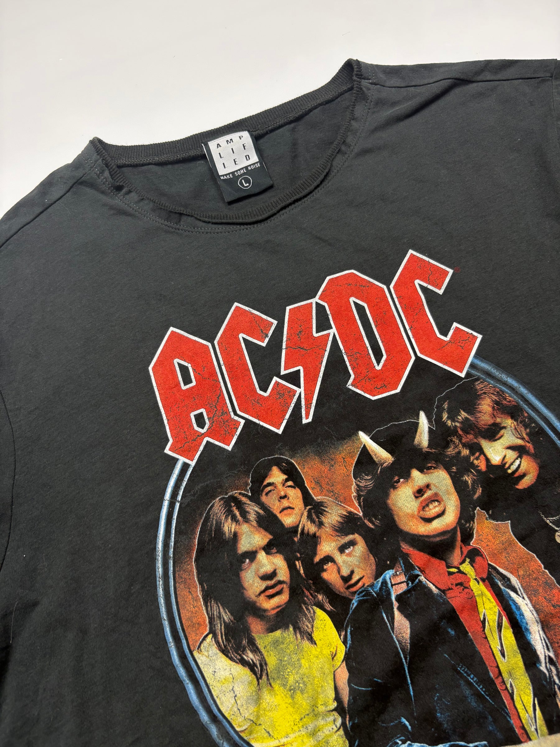 AC/DC Highway To Hell Vintage Bandshirt Schwarz L
