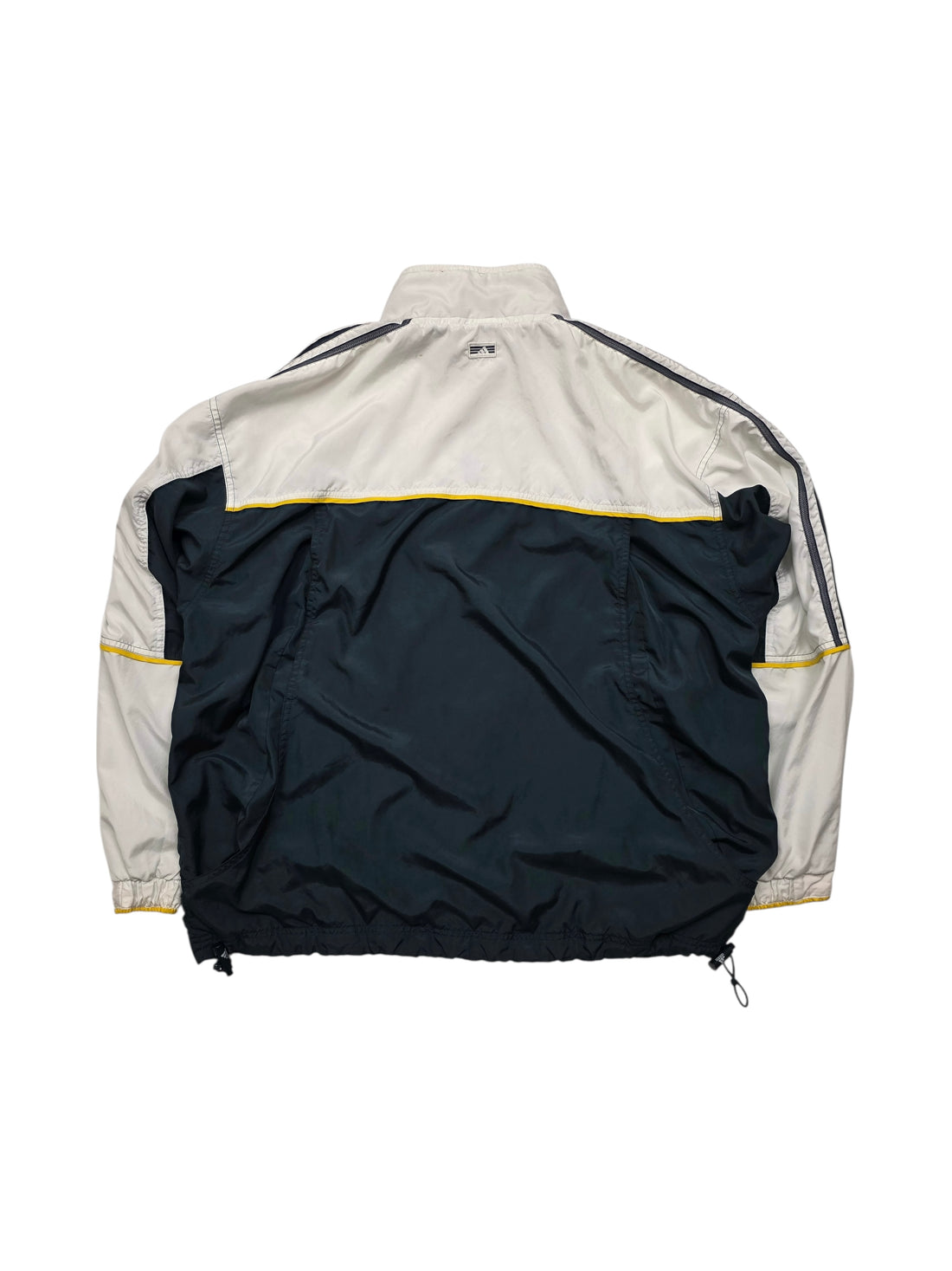 Vintage Adidas Track Jacket Schwarz Weiß – L