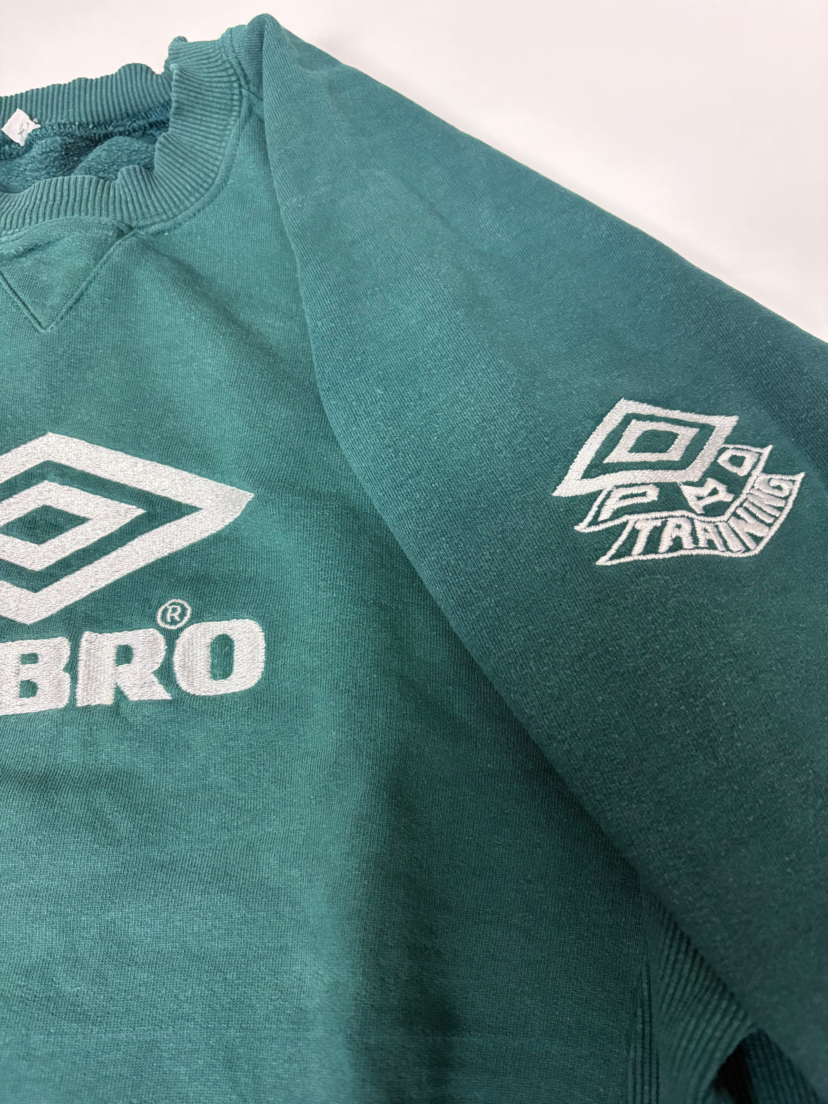 Weitere Detailaufnahme des Umbro Vintage Sweaters