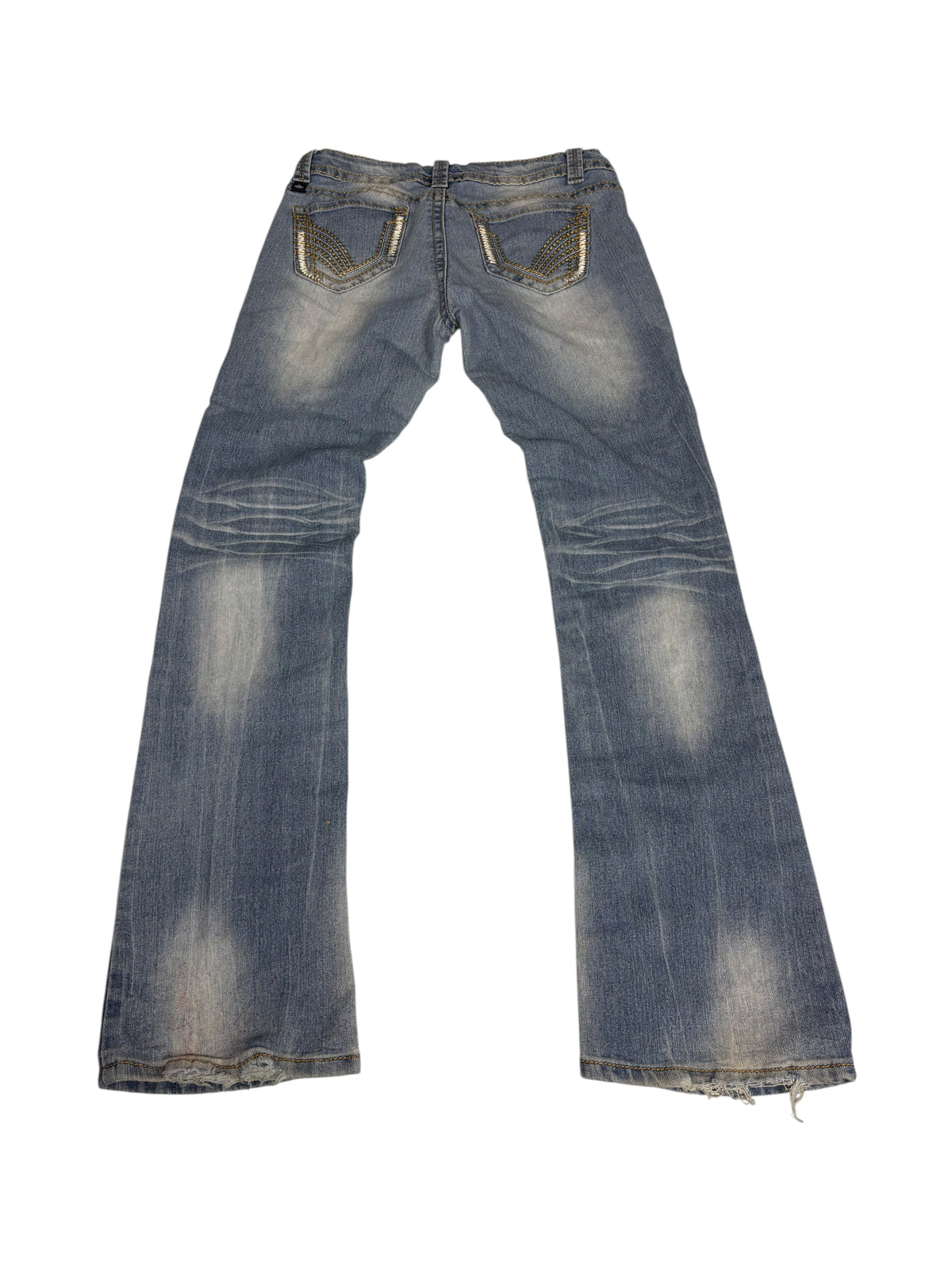 Almost Famous Y2K Vintage Bootcut Jeans – Hellblau