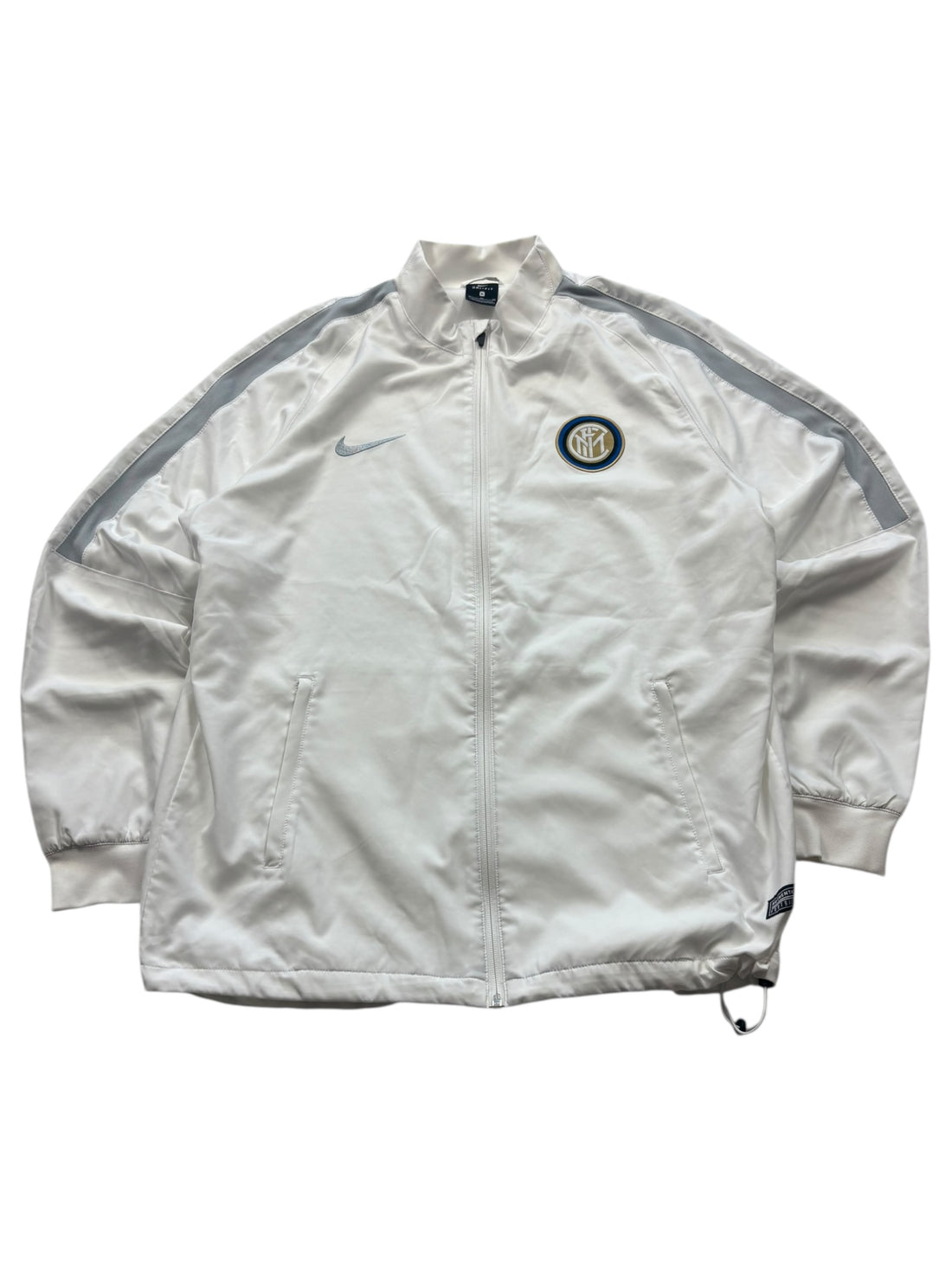 Nike Inter Mailand Tracksuit Größe XL – Gesamtansicht mit weißer Trackjacket und navyfarbener Trackpants