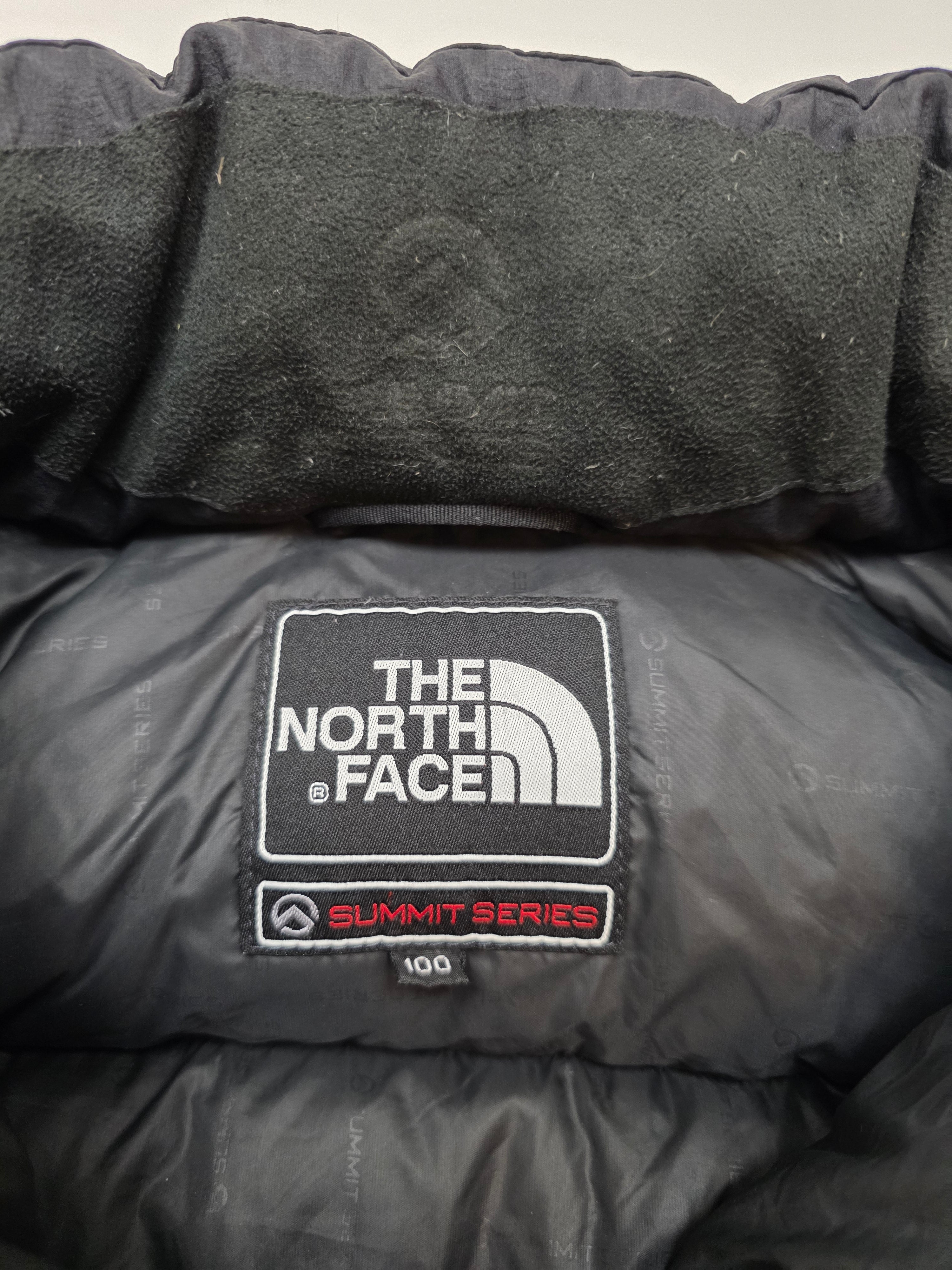 Vintage The North Face 800 Puffer Jacket Schwarz Grau – 100