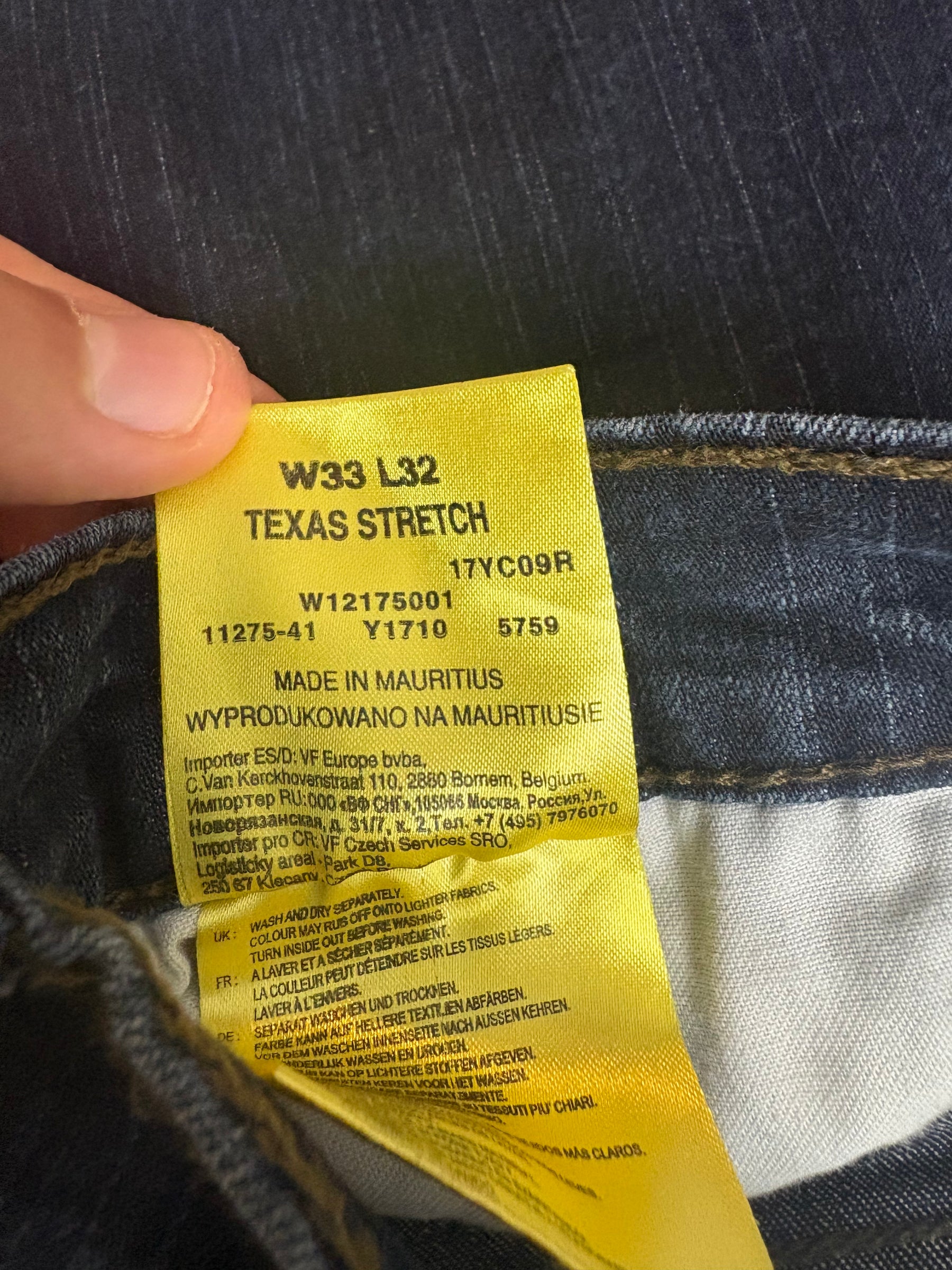 Wrangler Texas Stretch Vintage Jeans – Dunkelblau
