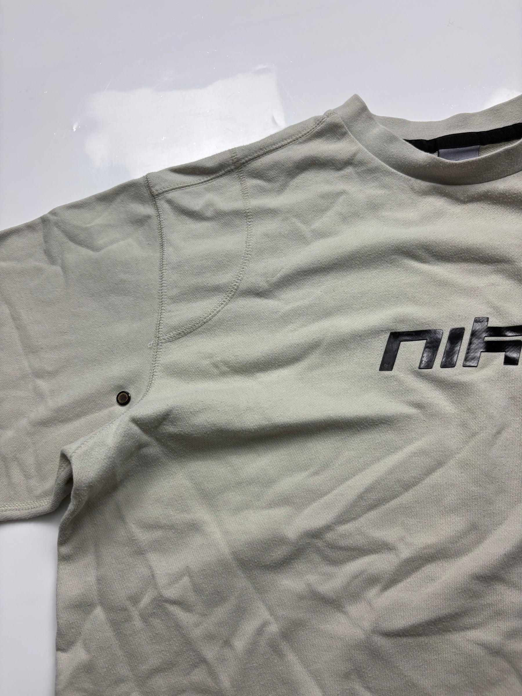 Nike Spellout Vintage Sweater – Hellgrau