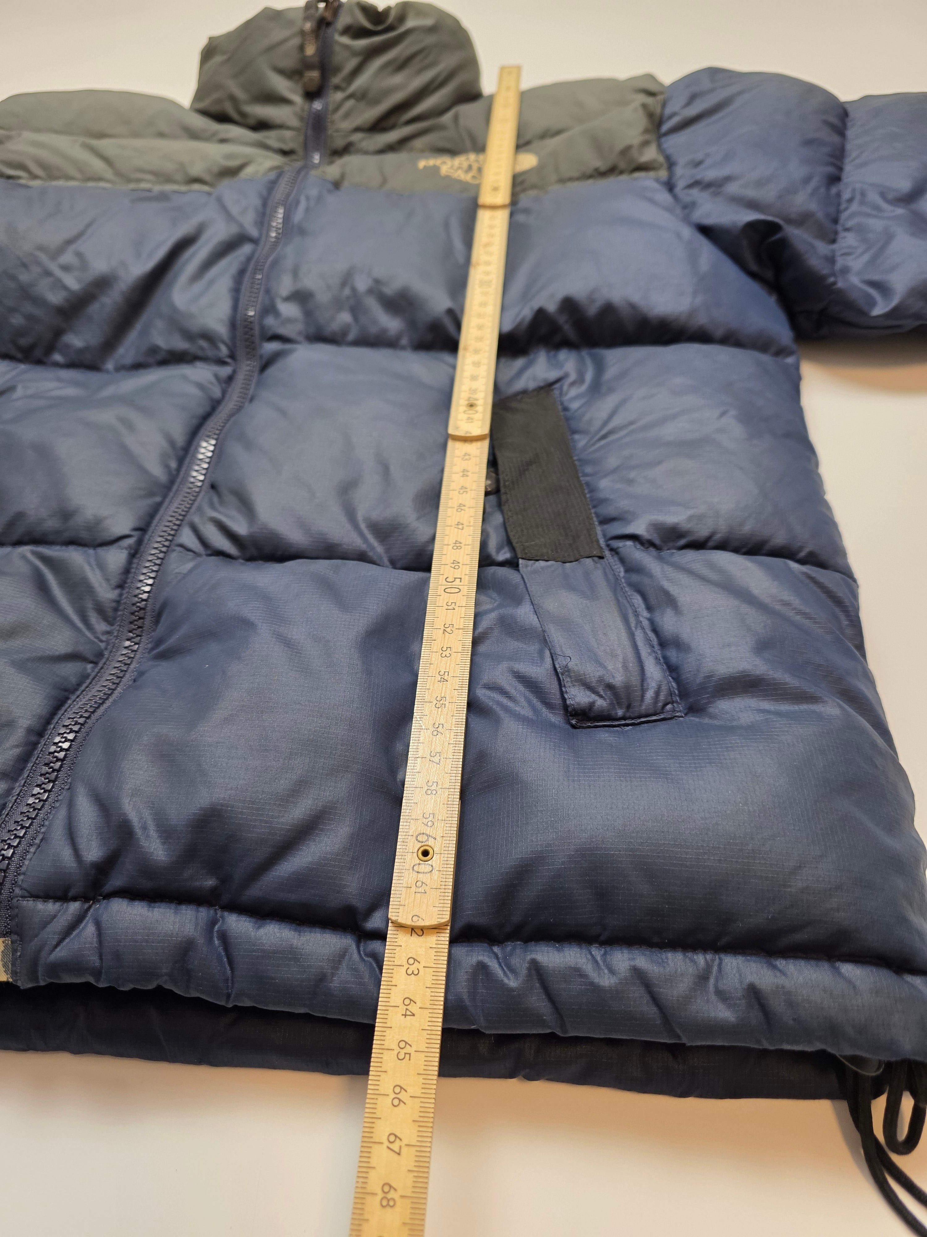 Vintage The North Face Puffer Jacket Navy Grün – 90