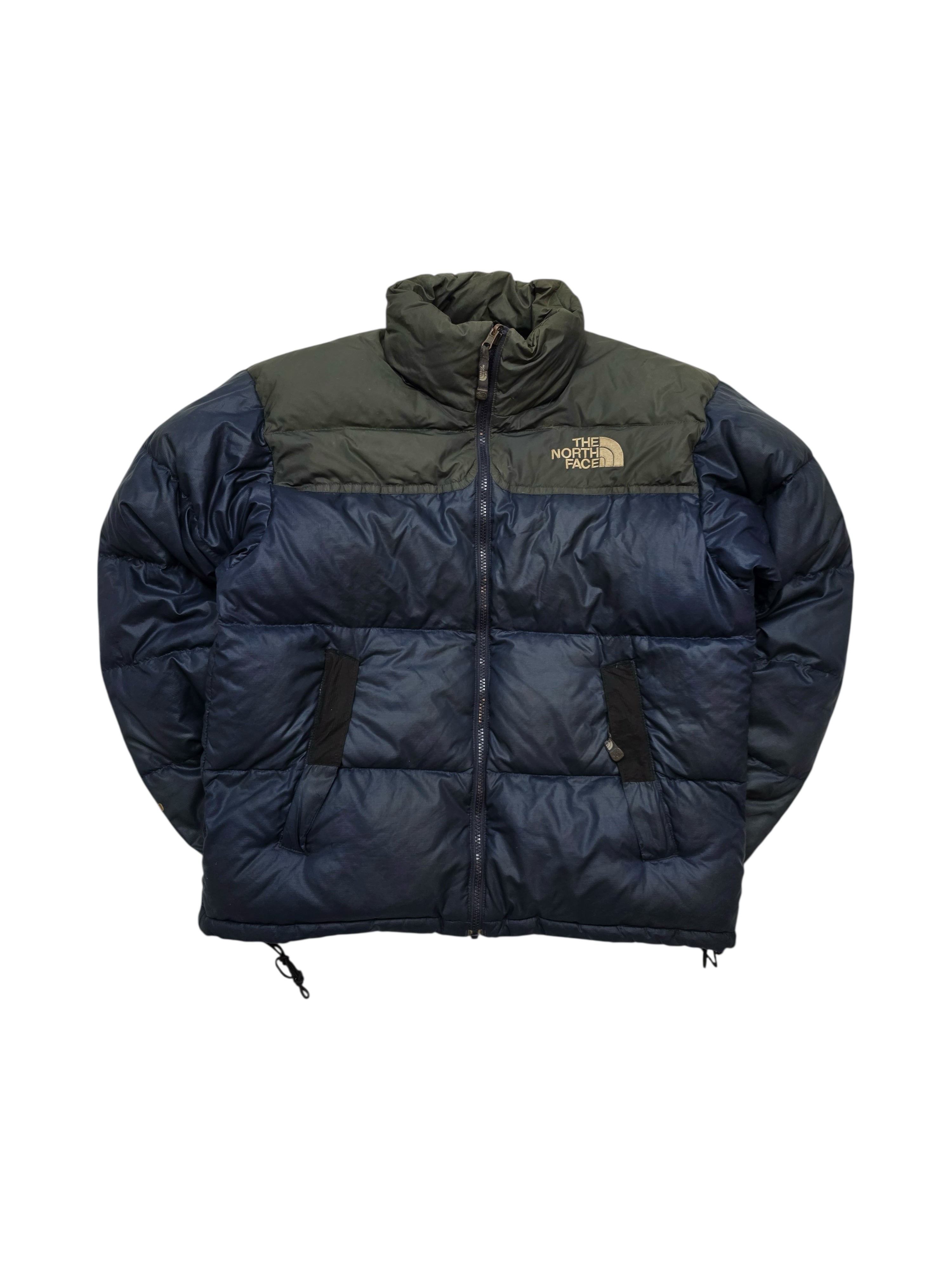 Vintage The North Face Puffer Jacket Navy Grün – 90