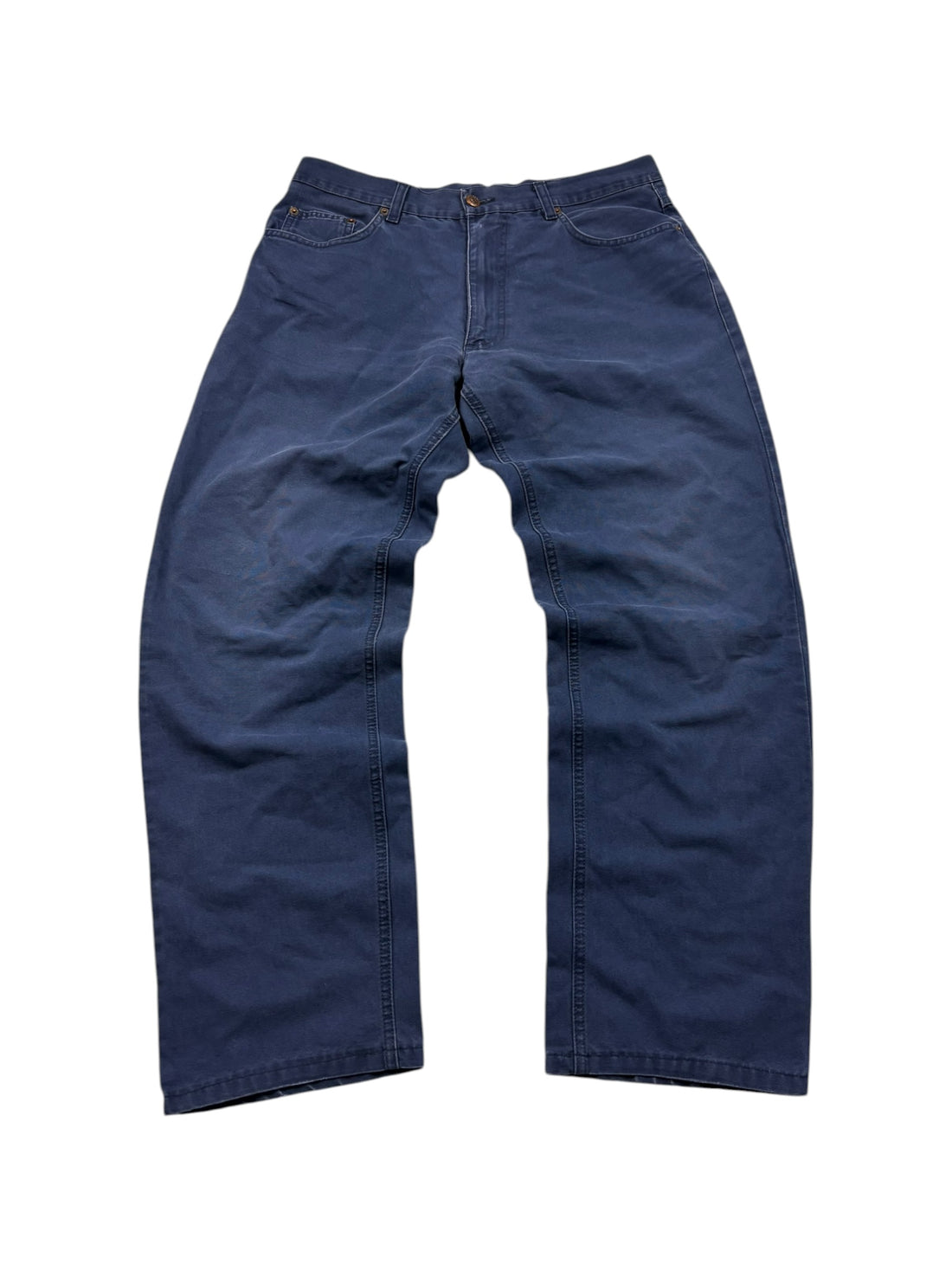 Marlboro Classics Jeans Navy W34/L34 – Frontansicht mit geradem Bein und Five-Pocket-Aufbau