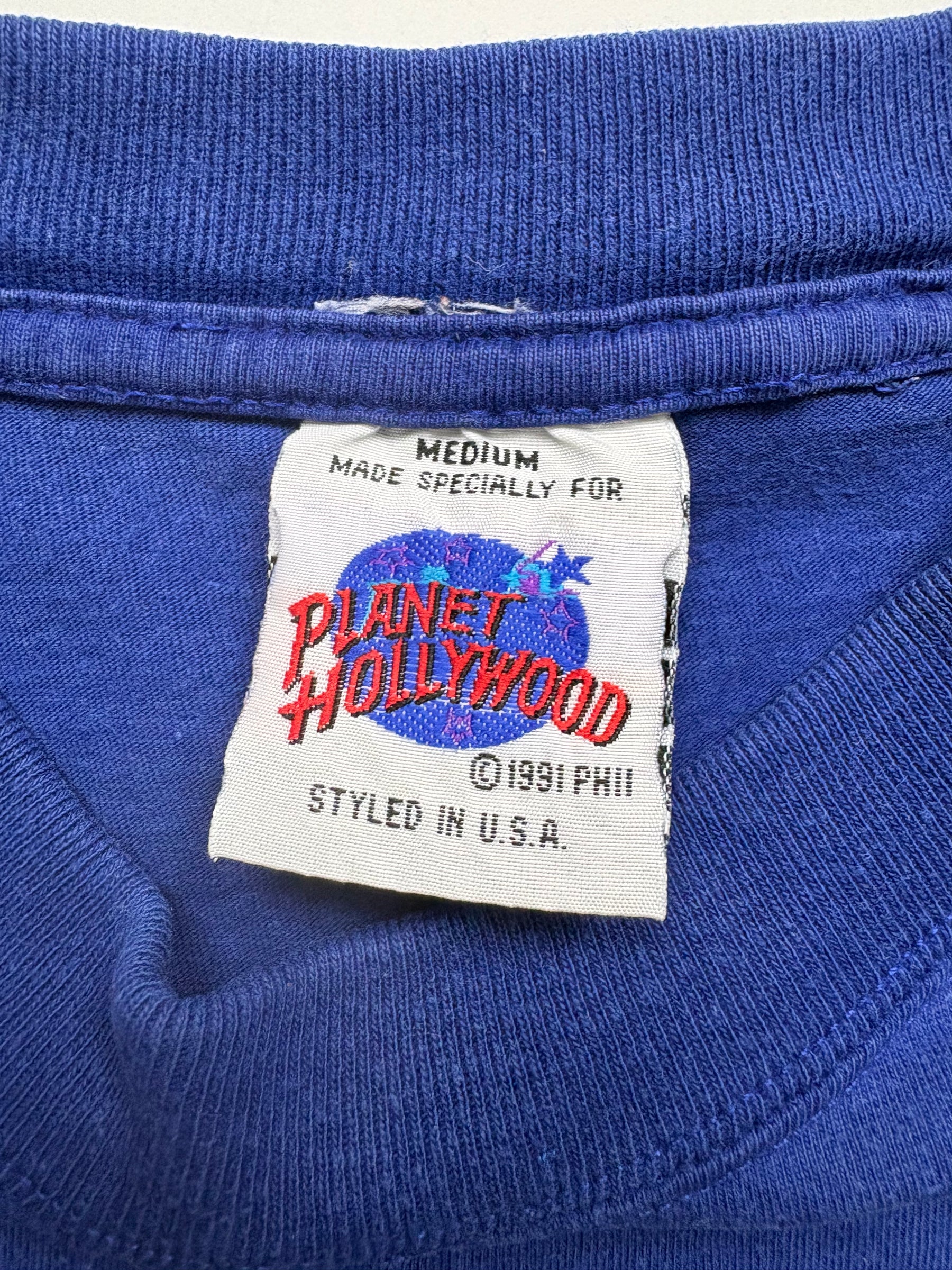 Planet Hollywood Centro Vintage T-Shirt Blau M