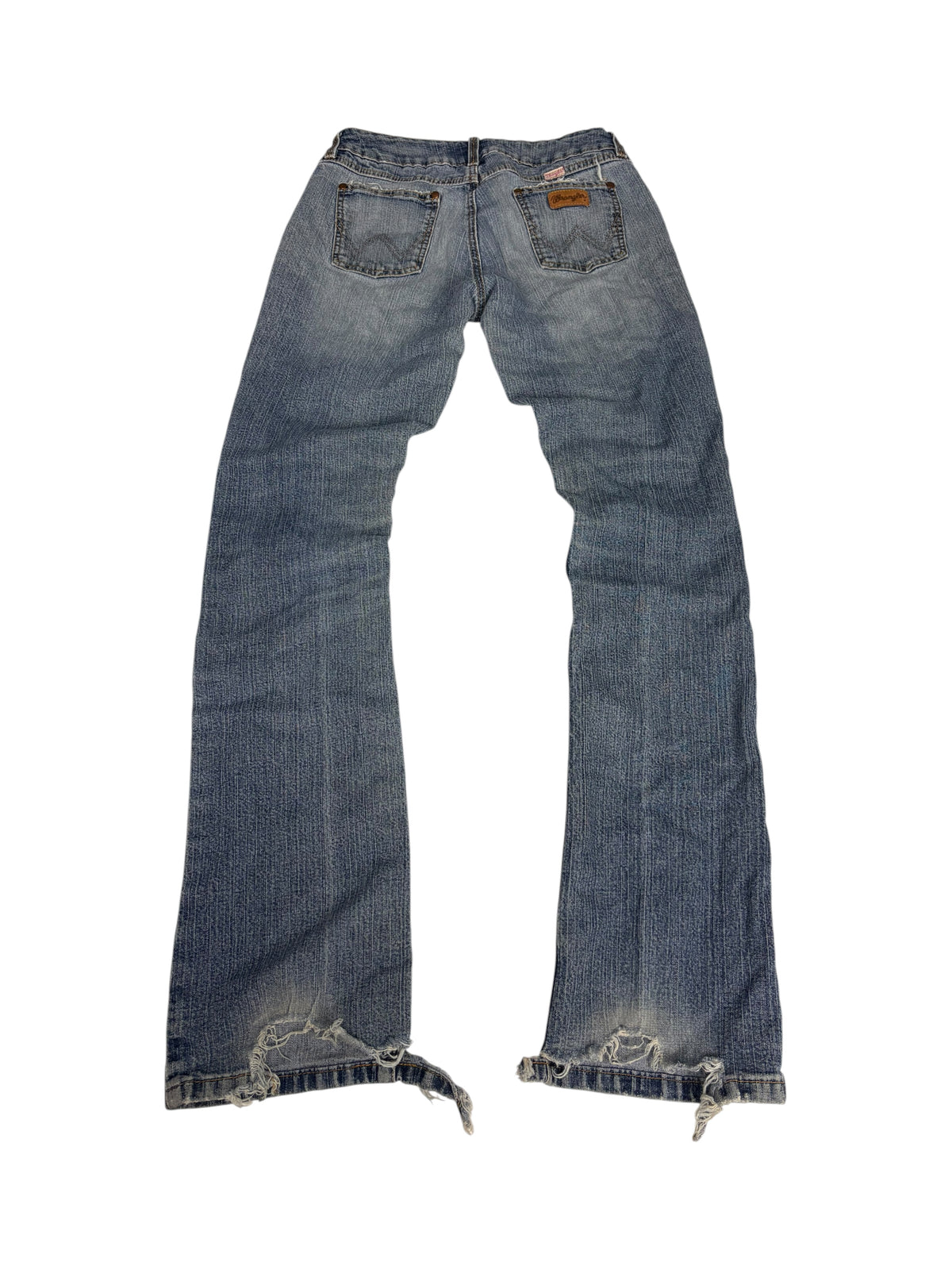 Wrangler Destroyed Vintage Jeans – Hellblau