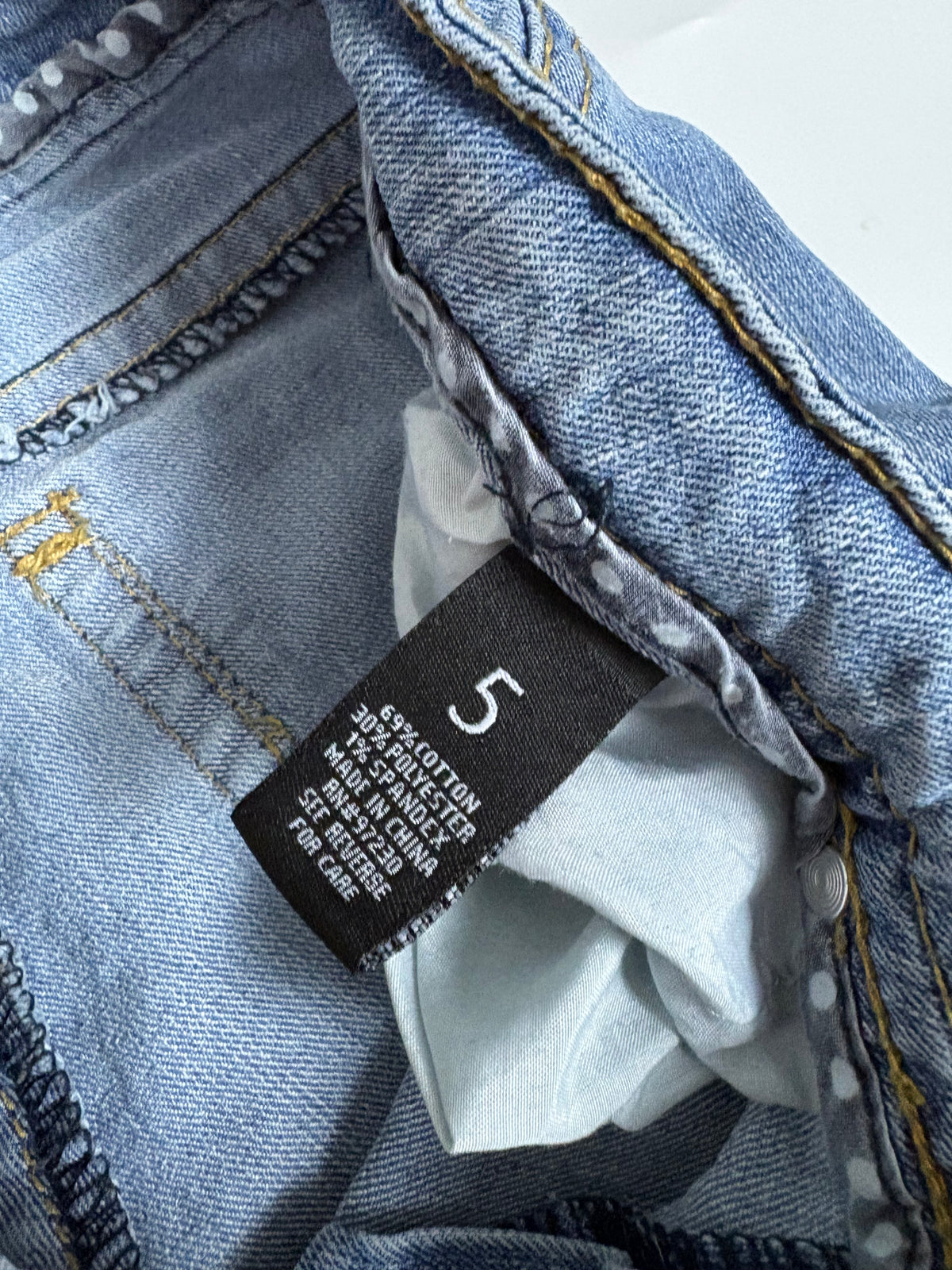 Almost Famous Y2K Vintage Bootcut Jeans – Hellblau