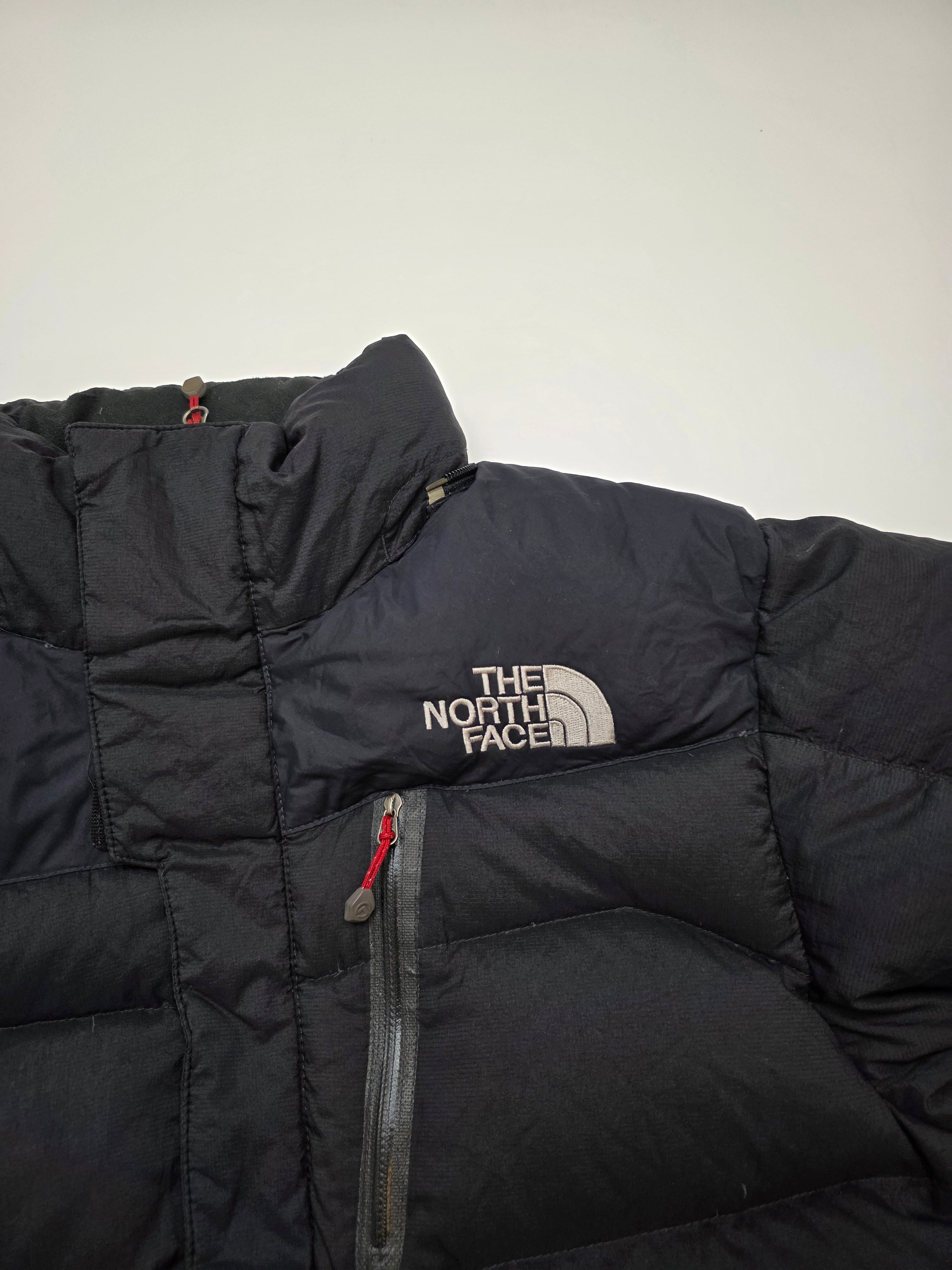 Vintage The North Face 800 Puffer Jacket Schwarz Grau – 100