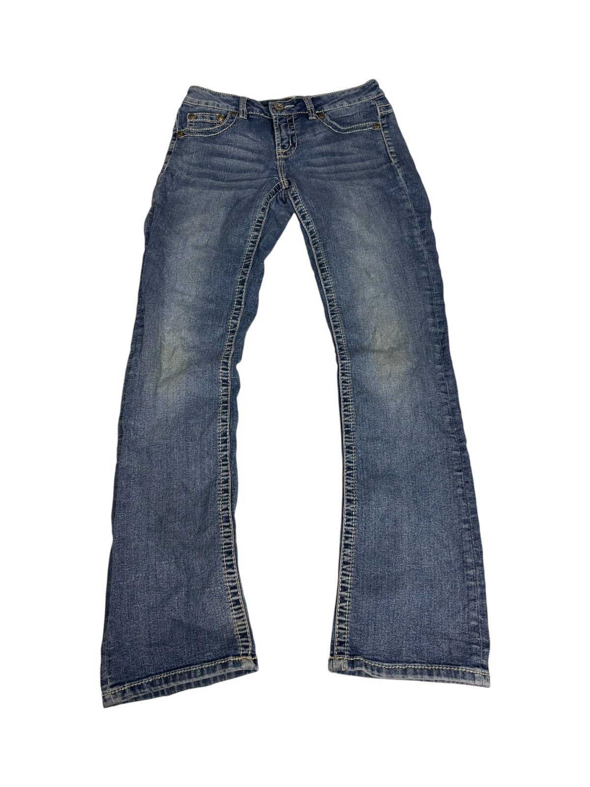 Warehouse One Baby Boot Vintage Bootcut Jeans in Blau – Vorderansicht