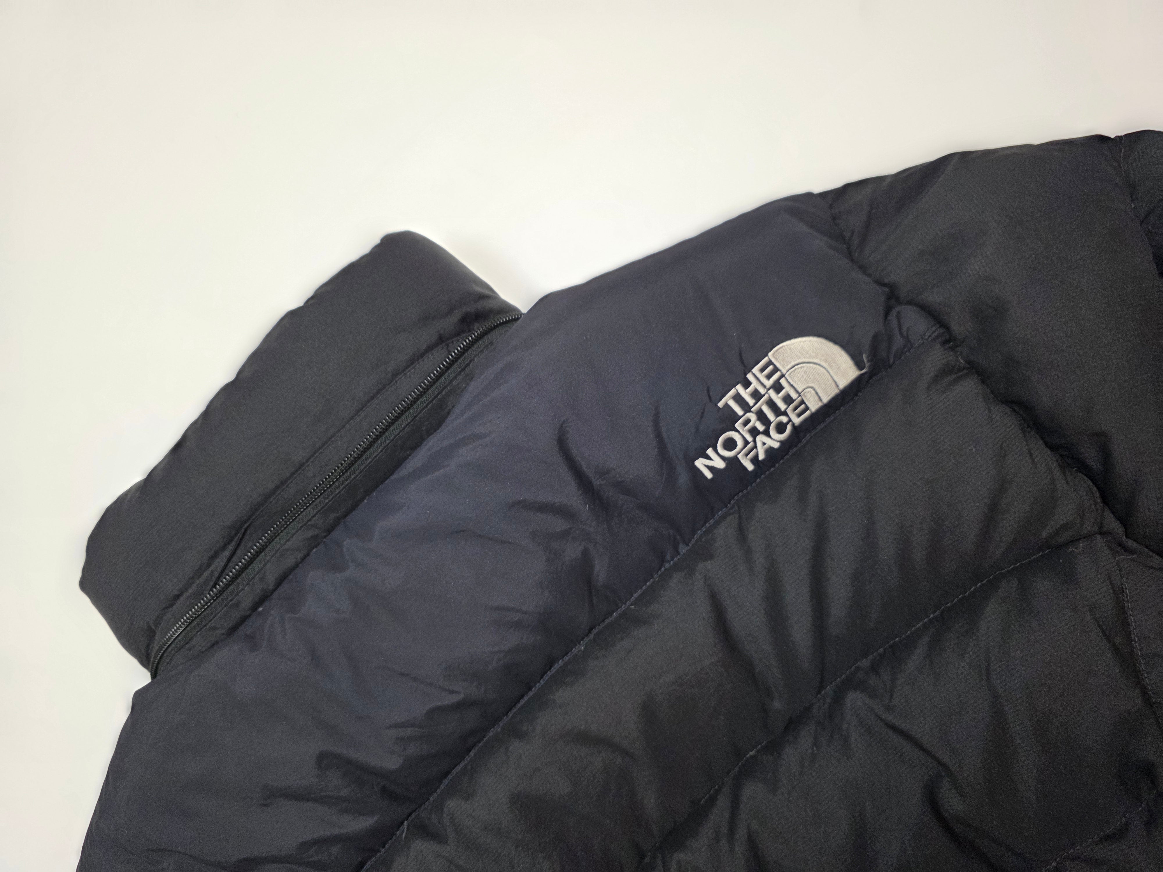 Vintage The North Face 800 Puffer Jacket Schwarz Grau – 100