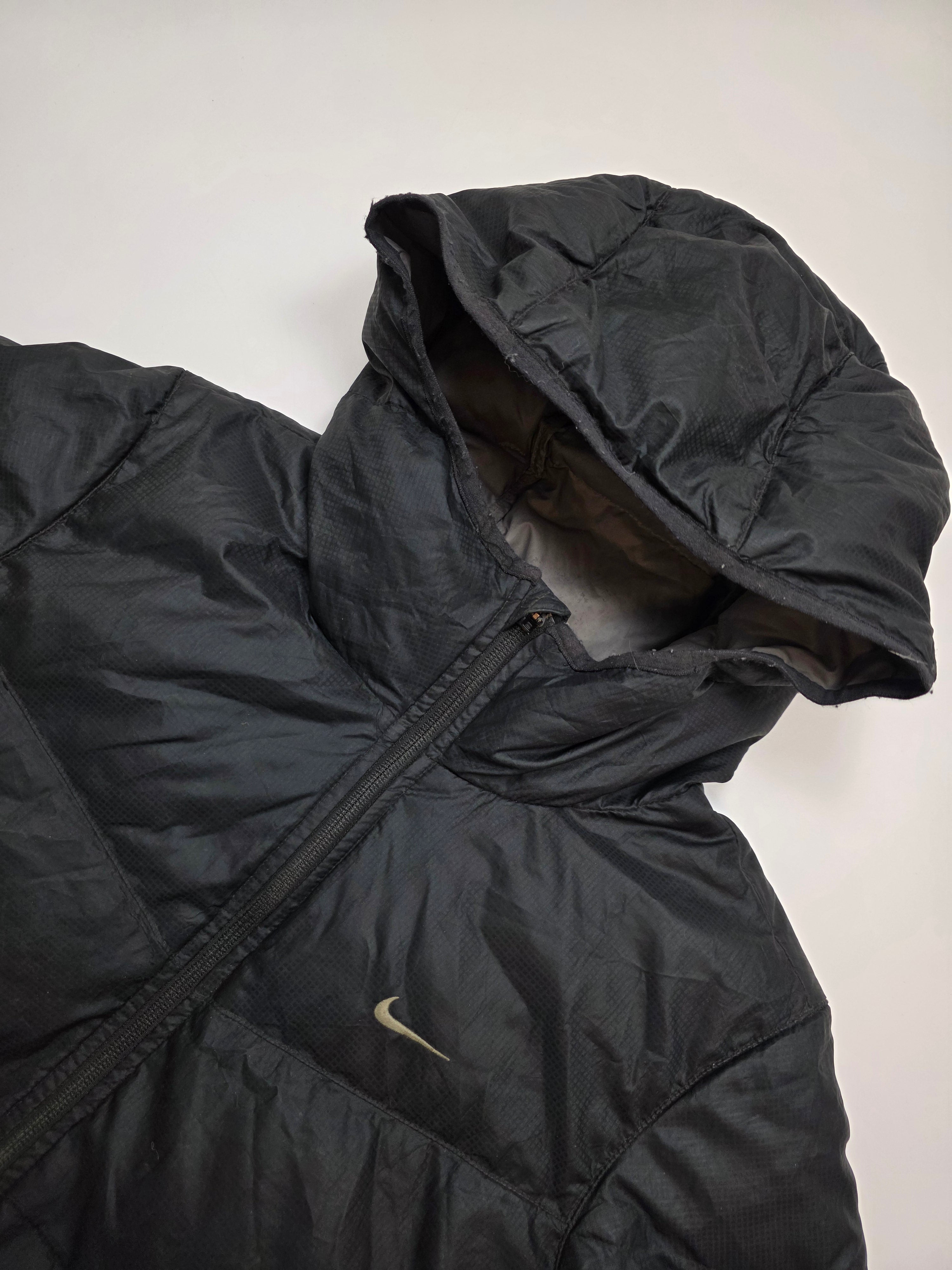 Vintage Nike Puffer Jacket Schwarz – S
