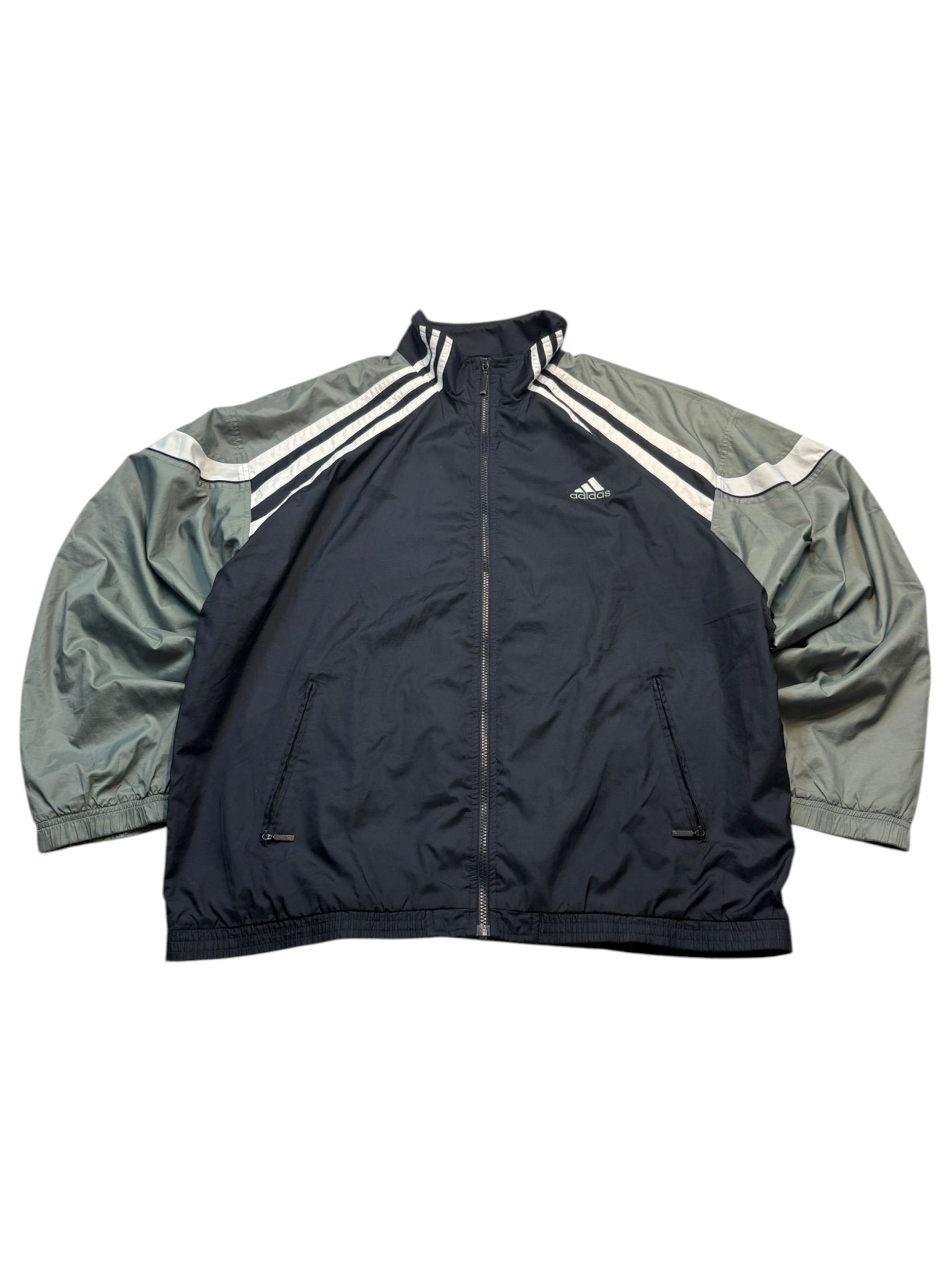 adidas-three-stripes-vintage-tracksuit-schwarz-olive-xl-150-03-trackpants-vorderansicht