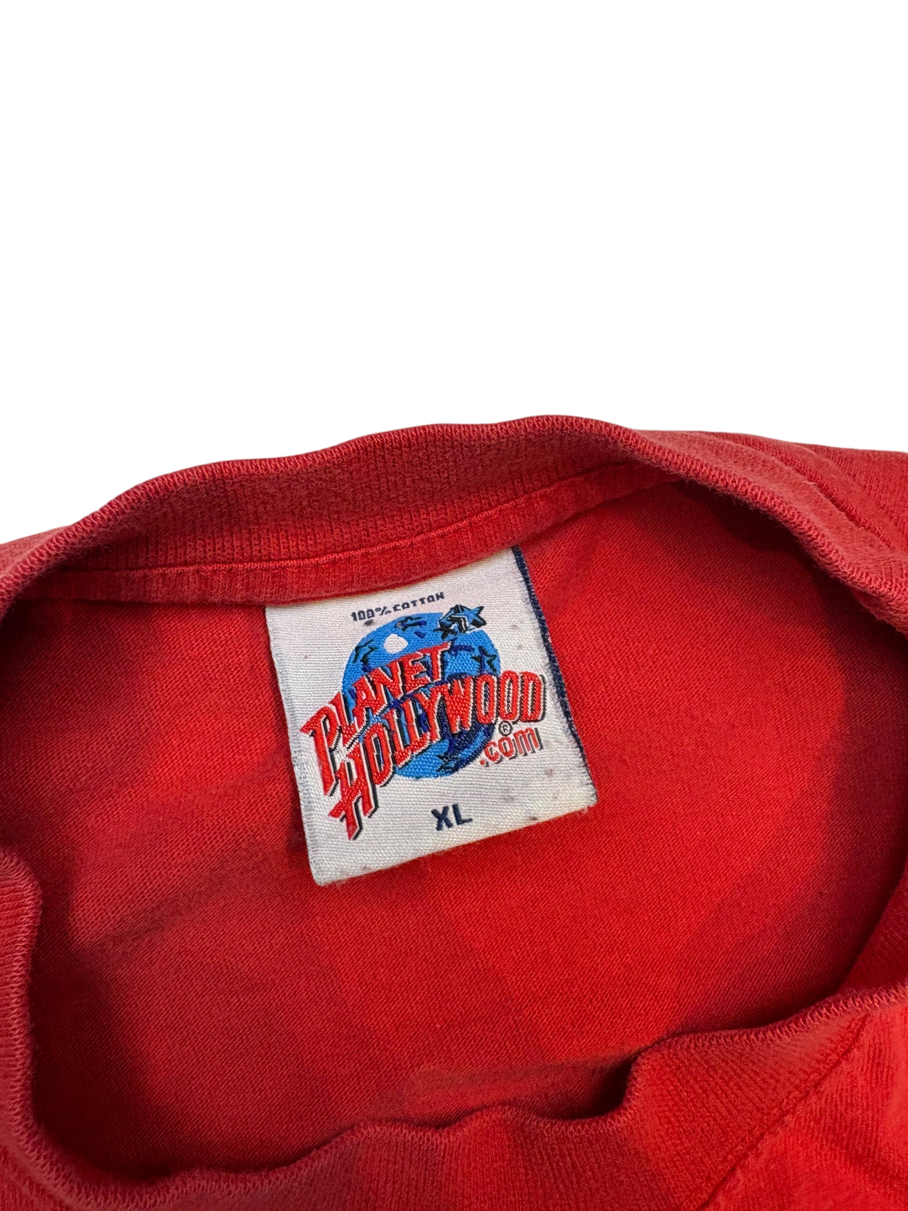 Planet Hollywood Dubai Vintage T-Shirt Rot XL