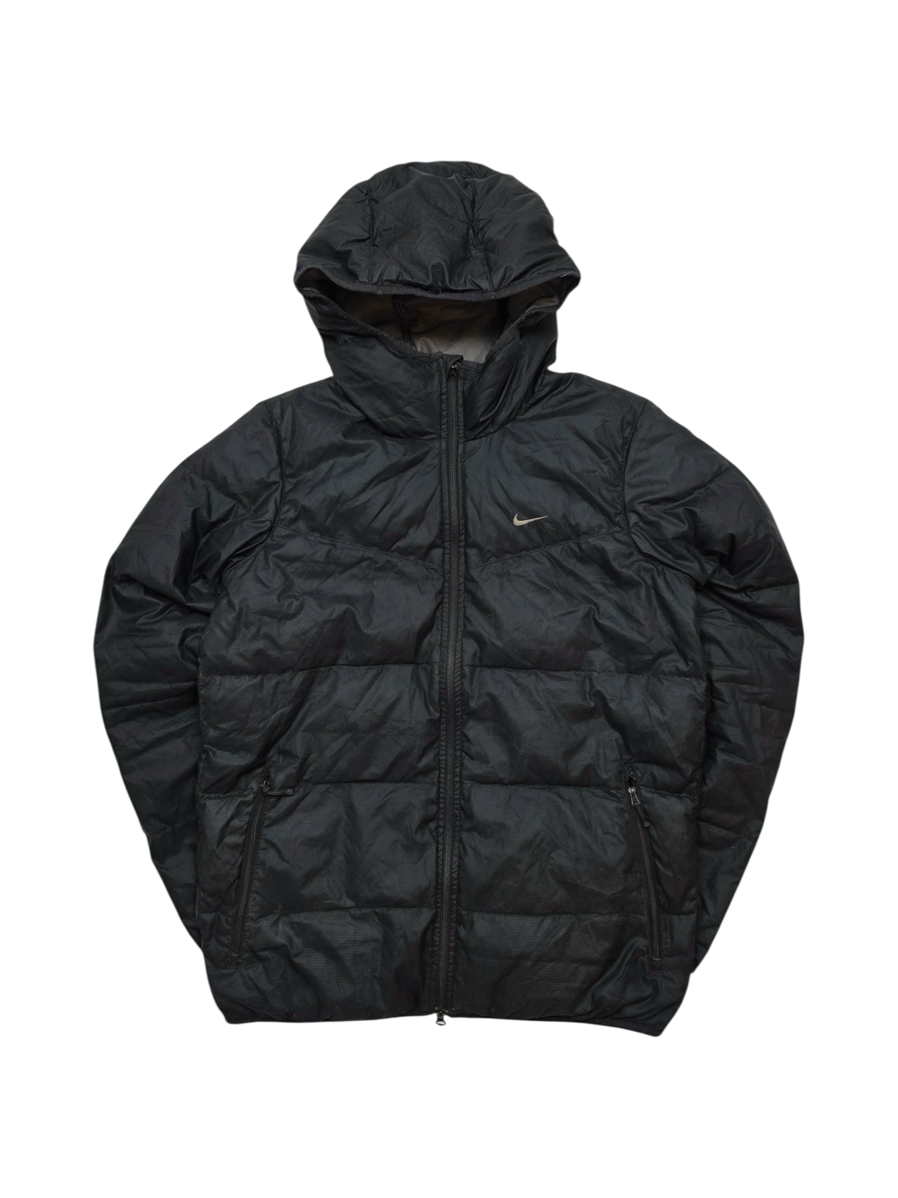 Vintage Nike Puffer Jacket Schwarz – S