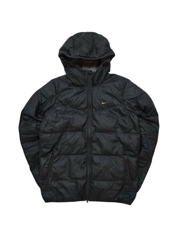 Vintage Nike Puffer Jacket Schwarz – S
