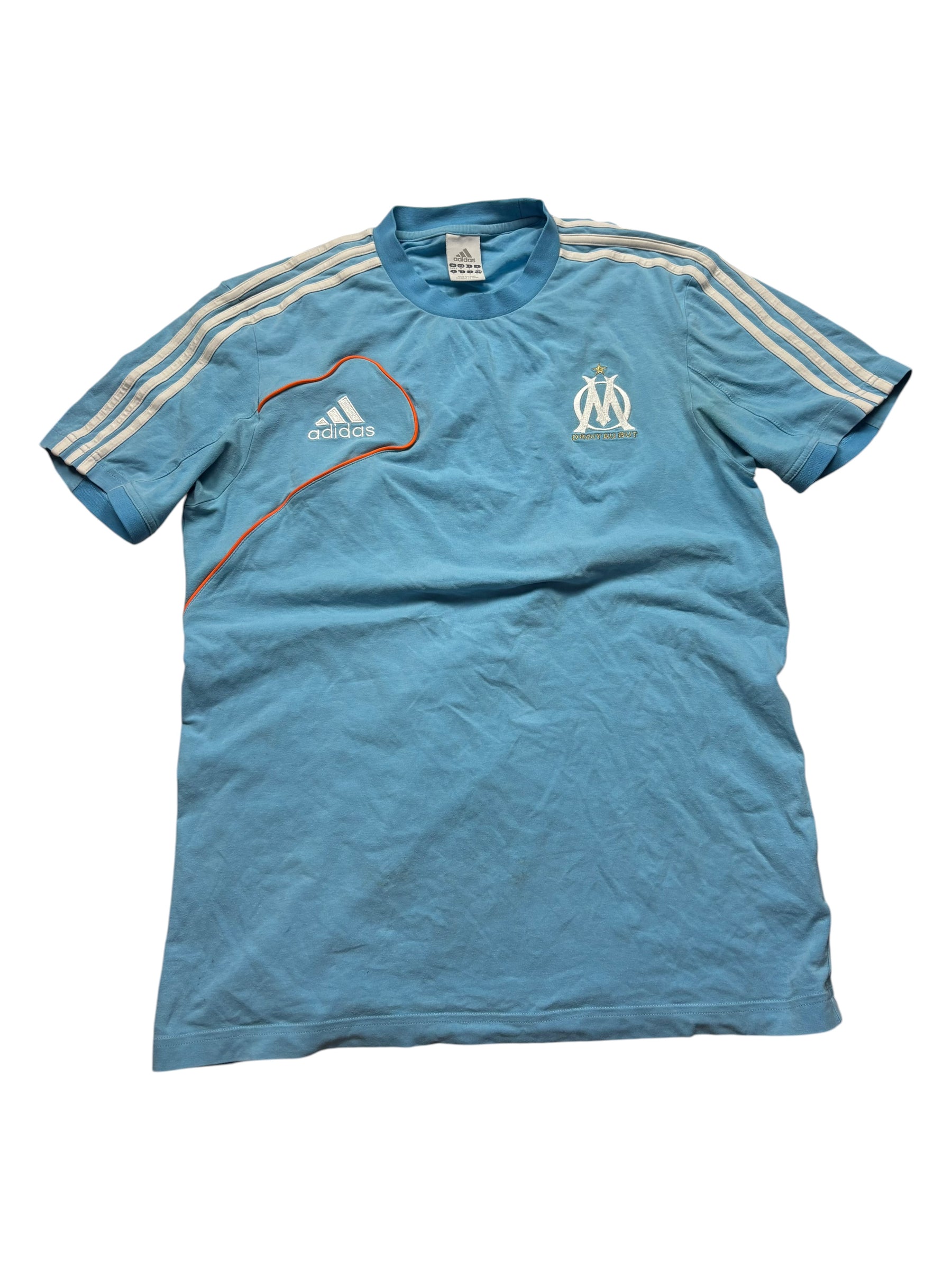 Adidas Olympique Marseille Vintage T-Shirt Blau L