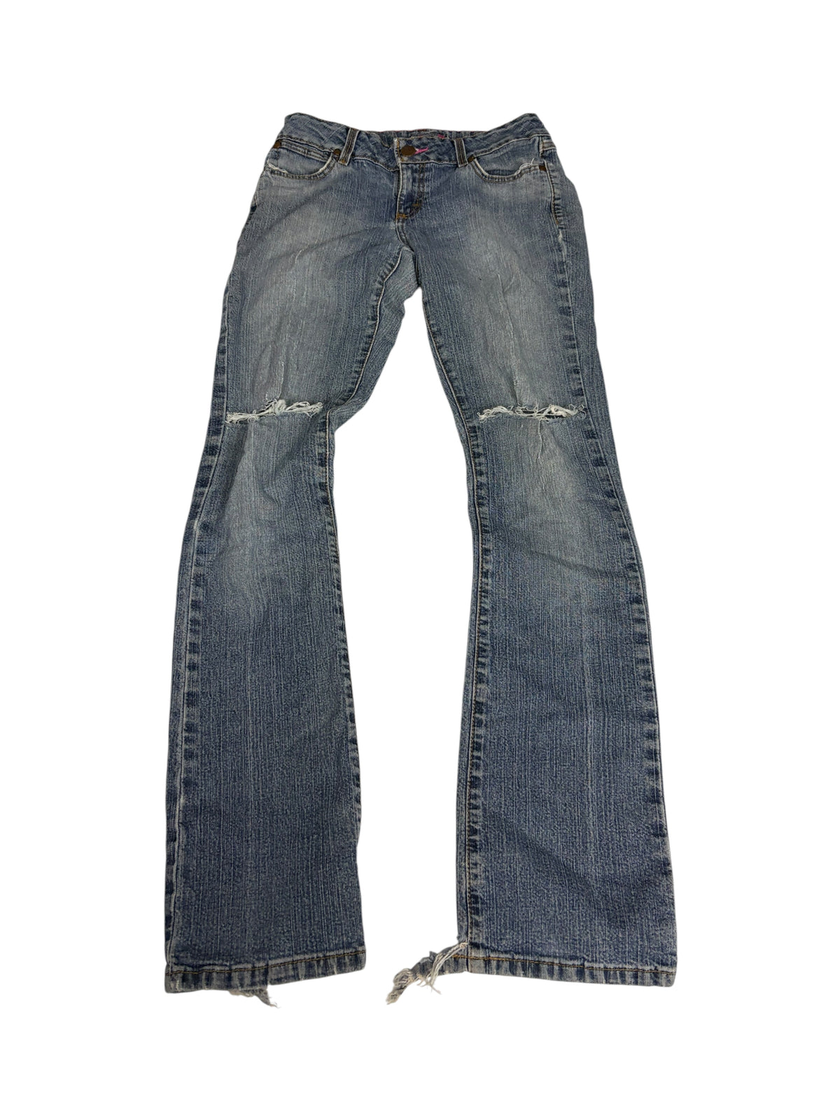 Wrangler Destroyed Vintage Jeans in Hellblau – Vorderansicht