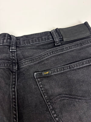 Lee Brooklyn Straight Vintage Jeans – Schwarz – Bild 3