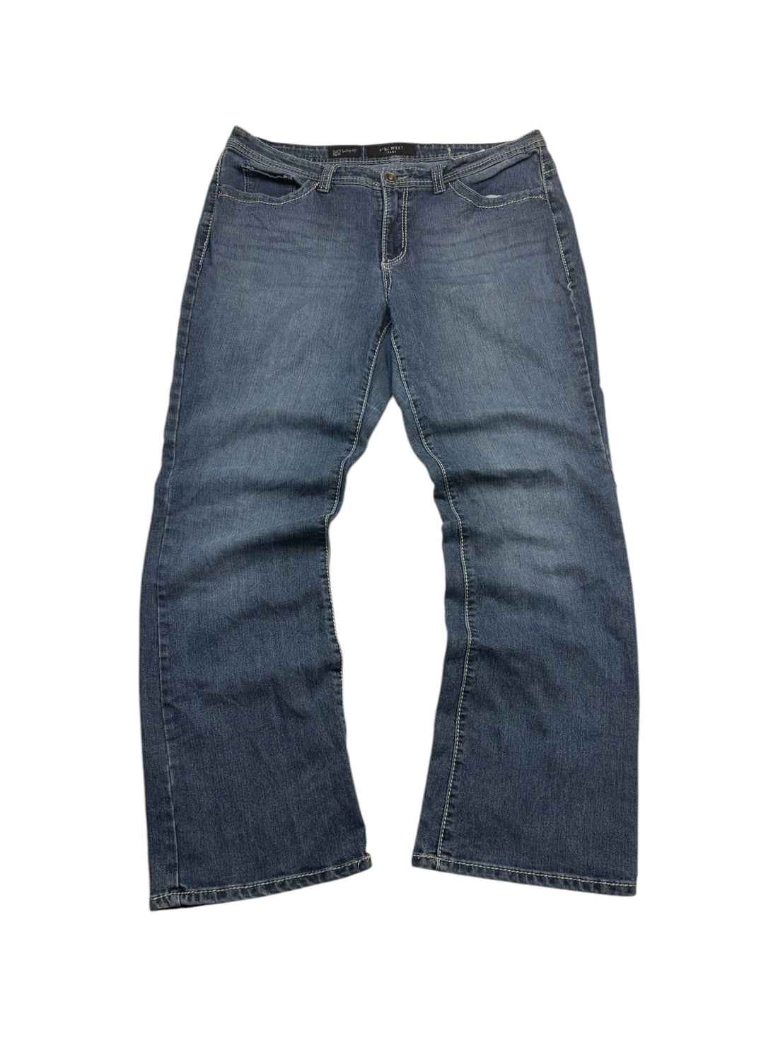 Nine West Butterfly-Flap Vintage Jeans – Blau (33/16)