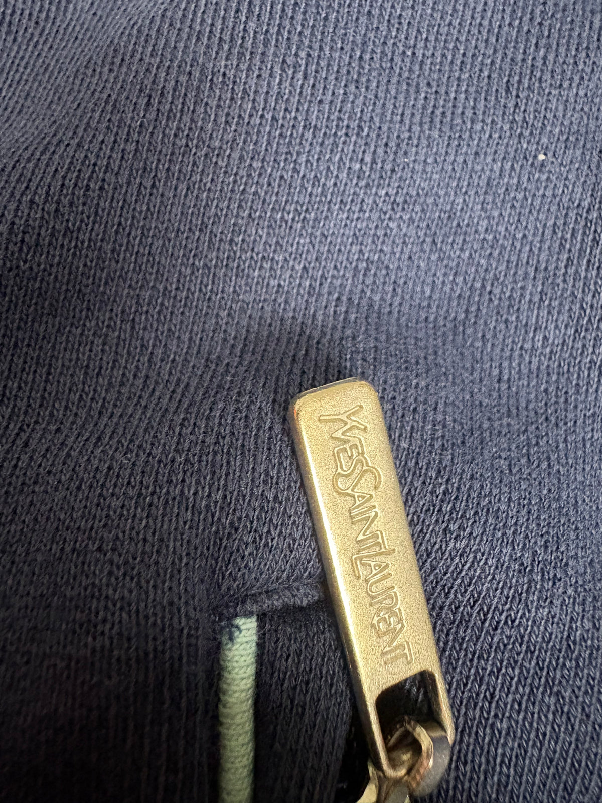 Detailansicht der YSL Vintage Zip Trackjacket