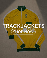 Vintage Nike Brasilien Trackjackets im Y2K Stil – gelb grüne Retro Trainingsjacken
