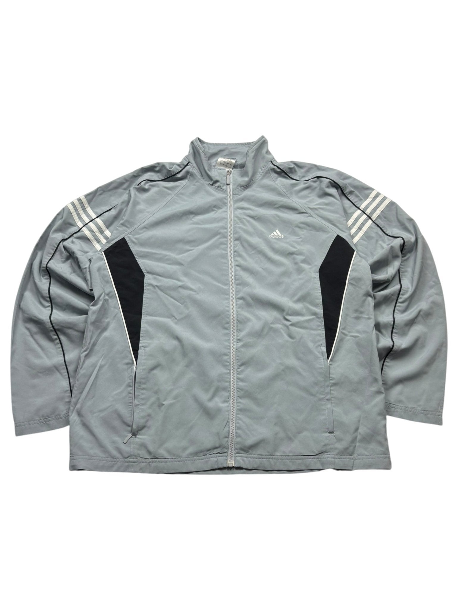 Adidas 2000 Tracksuit - Grau/Schwarz (XL) - PKeyVintage