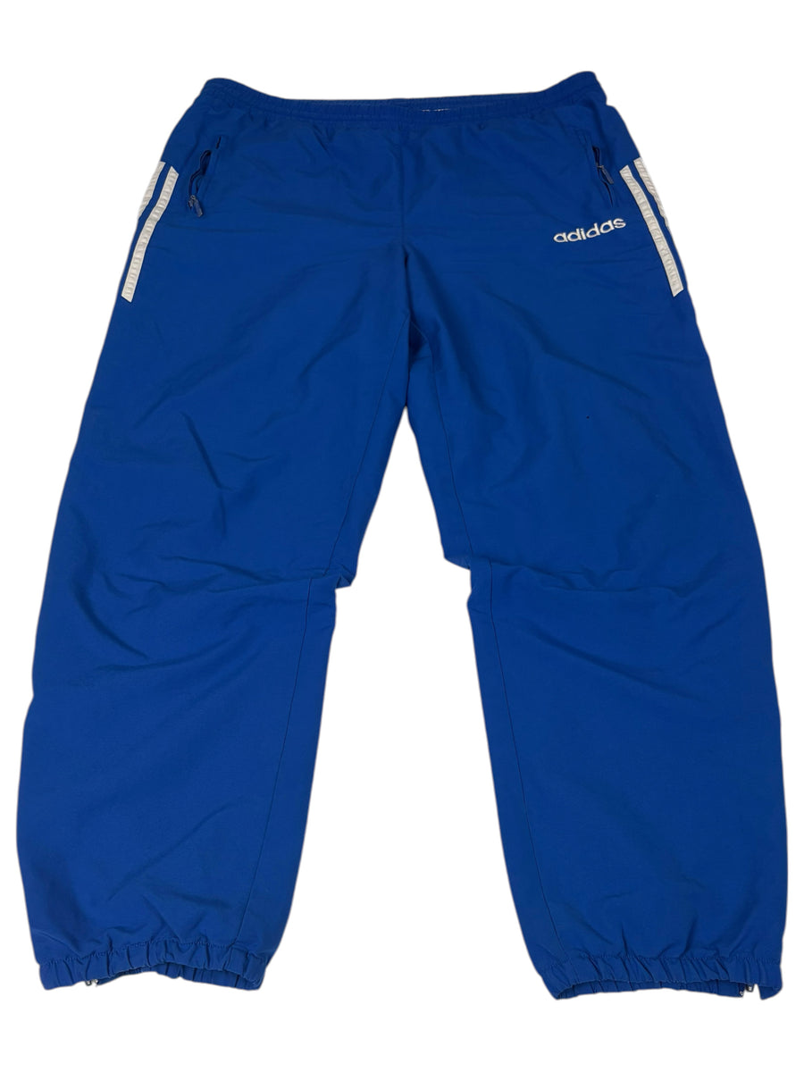 Adidas 3-Streifen Vintage Trackpants in Royalblau – Vorderansicht
