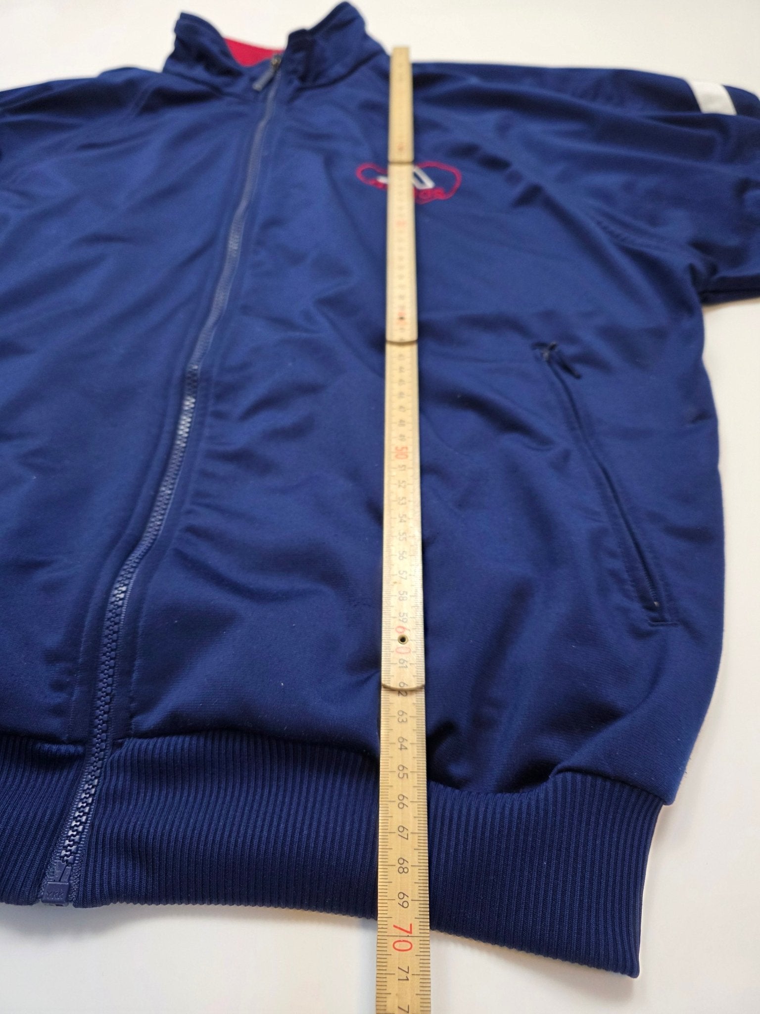 Adidas 90s Tracksuit - Navy/Rot/Weiß (L) - PKeyVintage