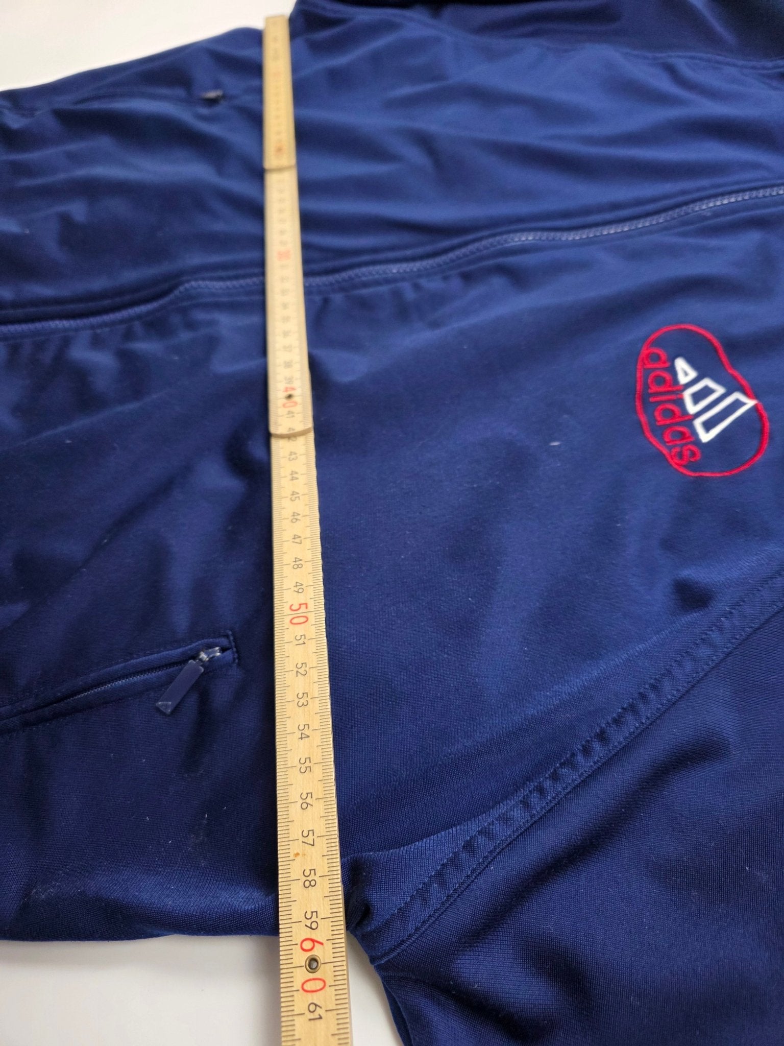Adidas 90s Tracksuit - Navy/Rot/Weiß (L) - PKeyVintage