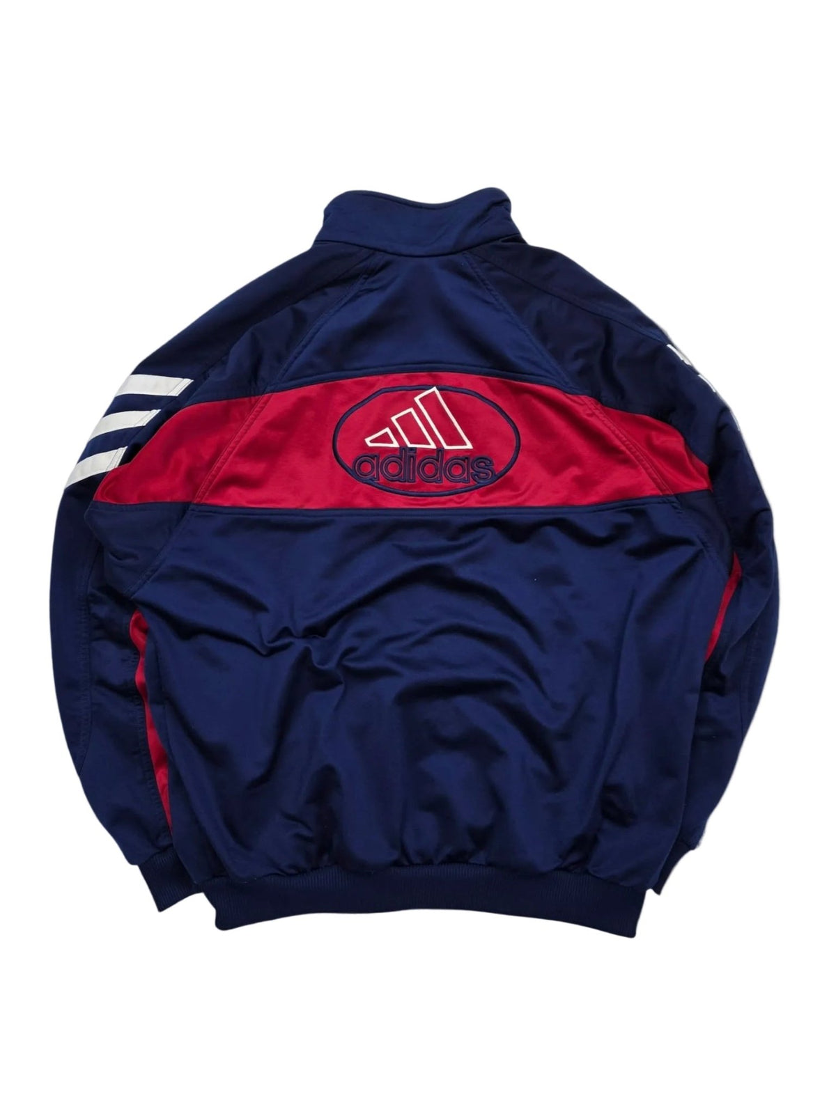 Adidas 90s Tracksuit - Navy/Rot/Weiß (L) - PKeyVintage