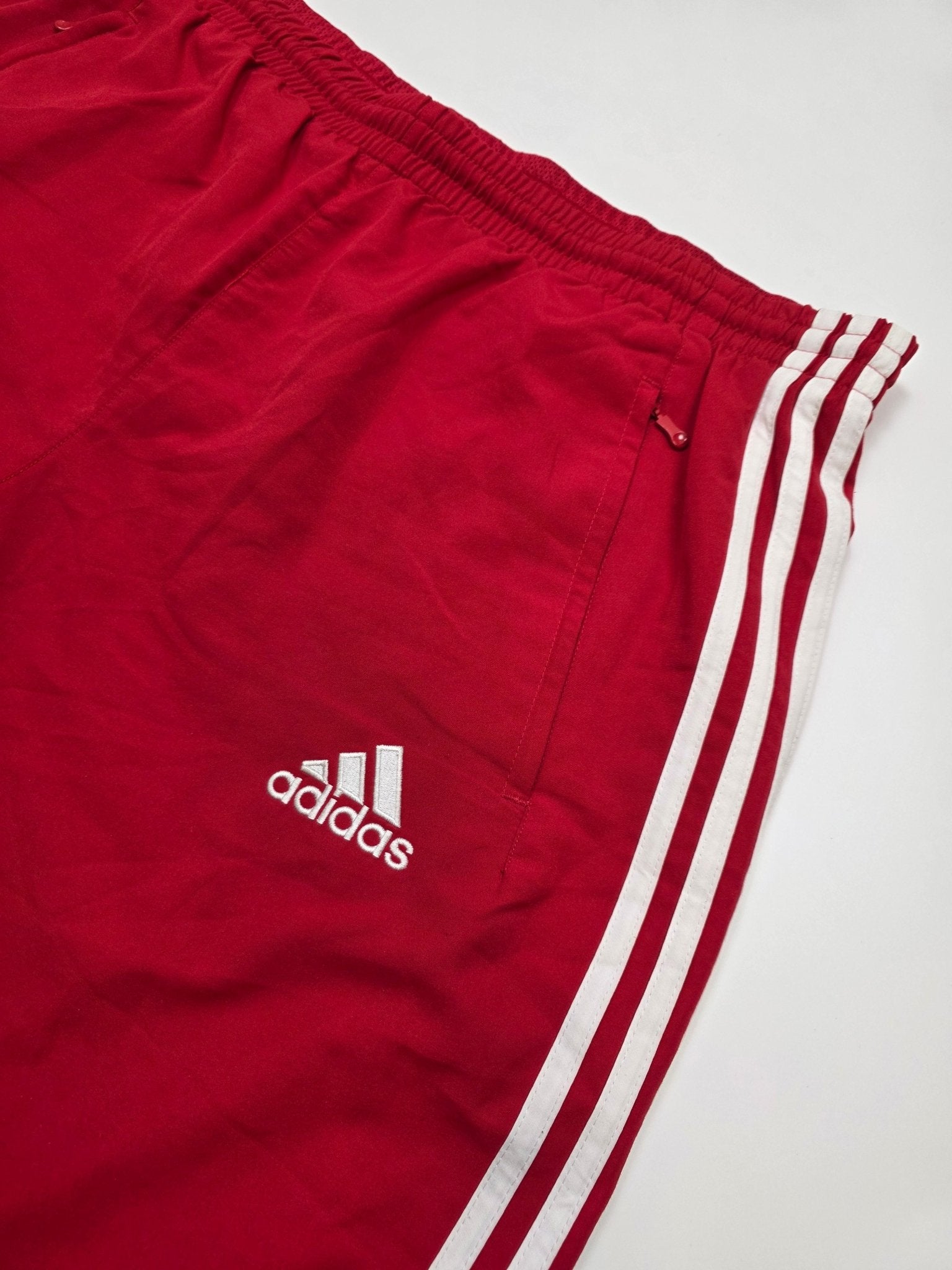 Adidas Ajax Vintage Tracksuit – Rot/Weiß (L) - PKeyVintage