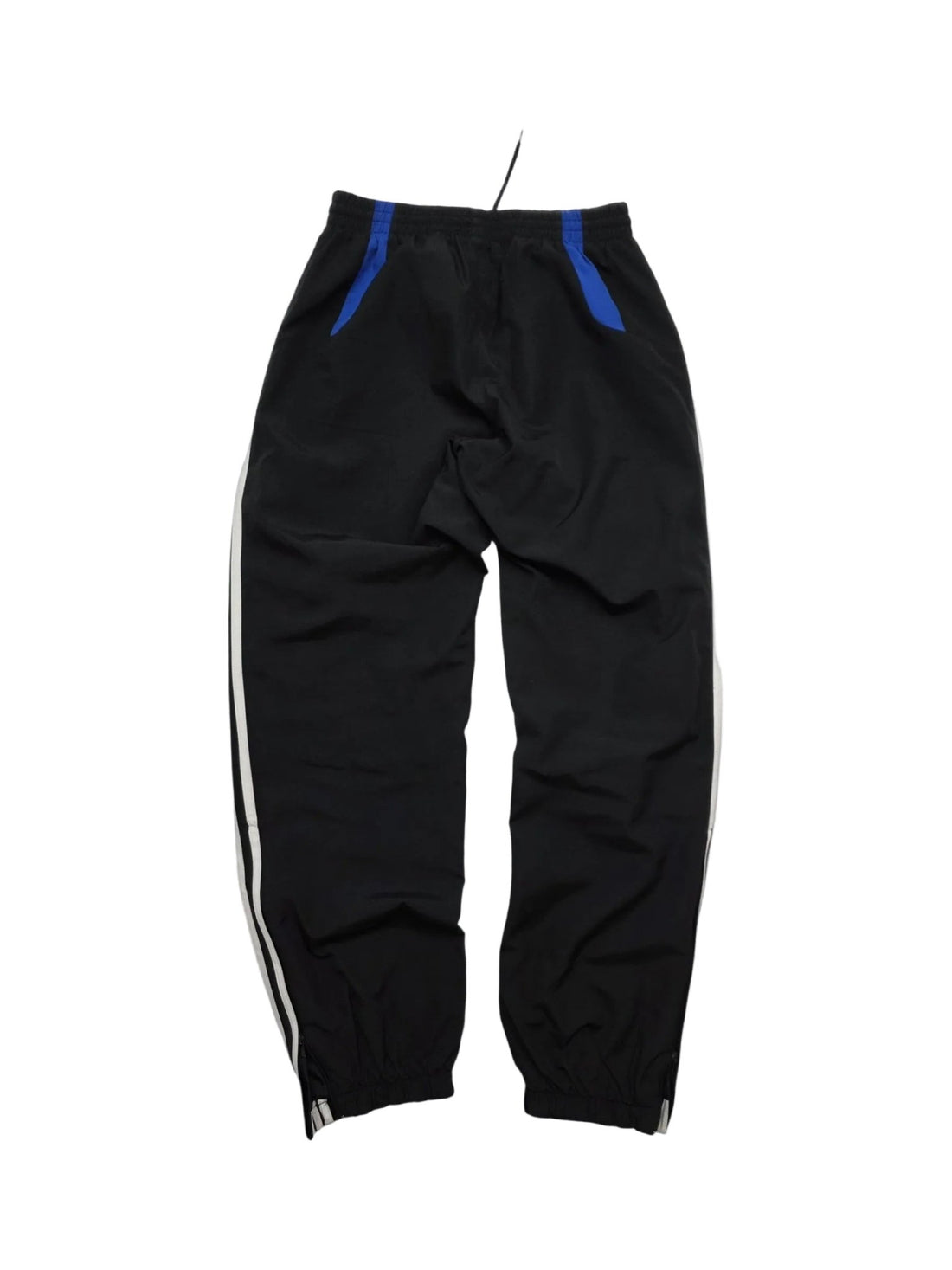 Adidas Chelese Fußball Trackpants - Schwarz/Weiß/Blau (S) - PKeyVintage