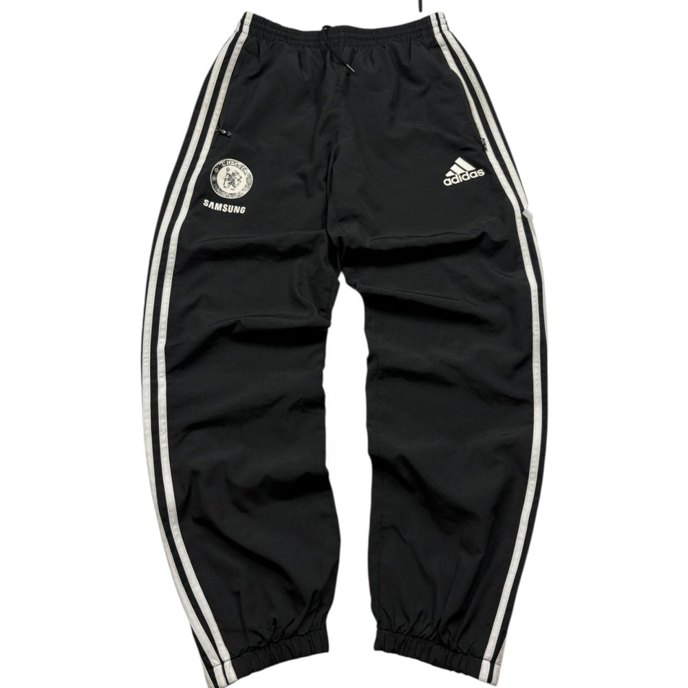 Adidas Chelsea FC Samsung Vintage Trackpants Schwarz S Frontansicht