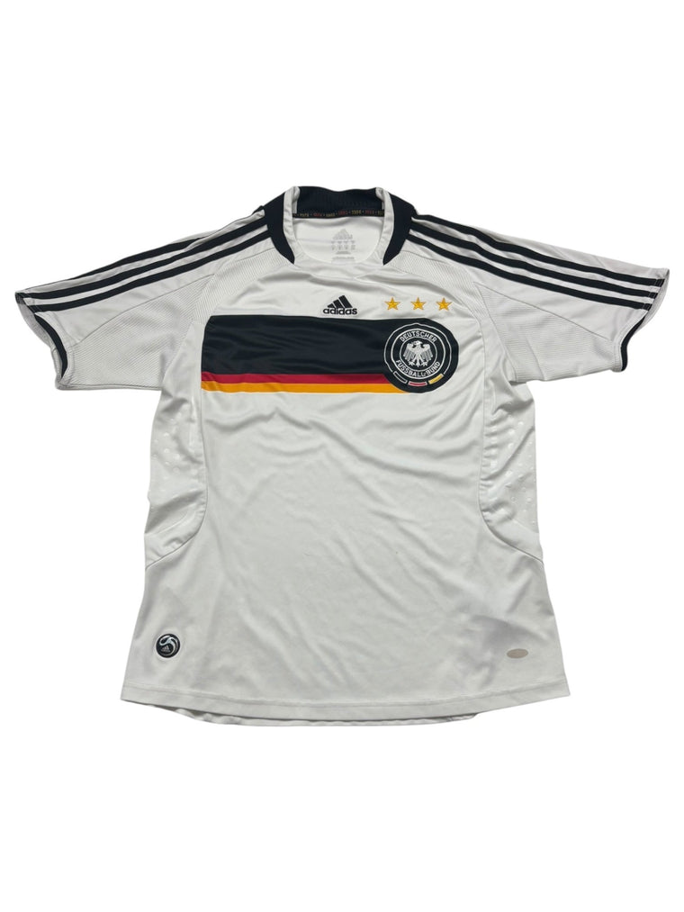 Adidas DFB 2008 Vintage Fußballtrikot – Weiß (M) - PKeyVintage