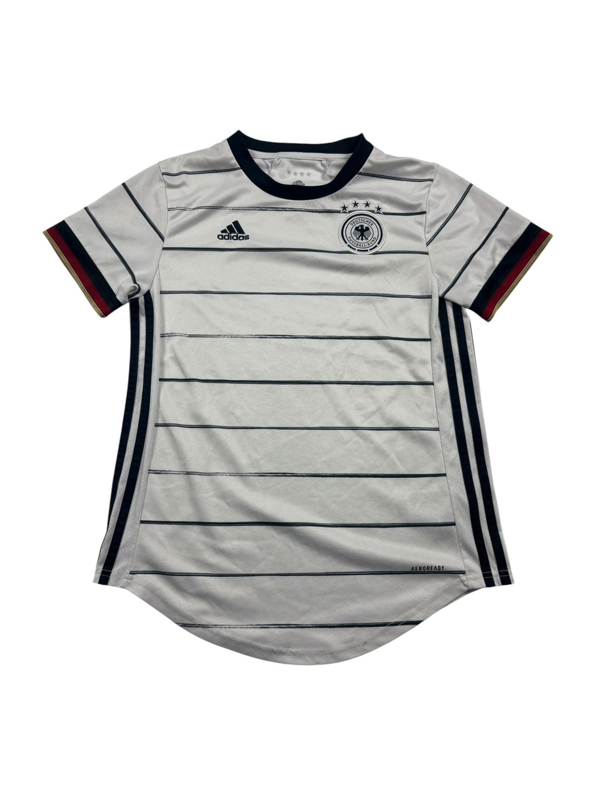 Adidas DFB 4 - Sterne 2019 Vintage Frauentrikot – Weiß (S) - PKeyVintage