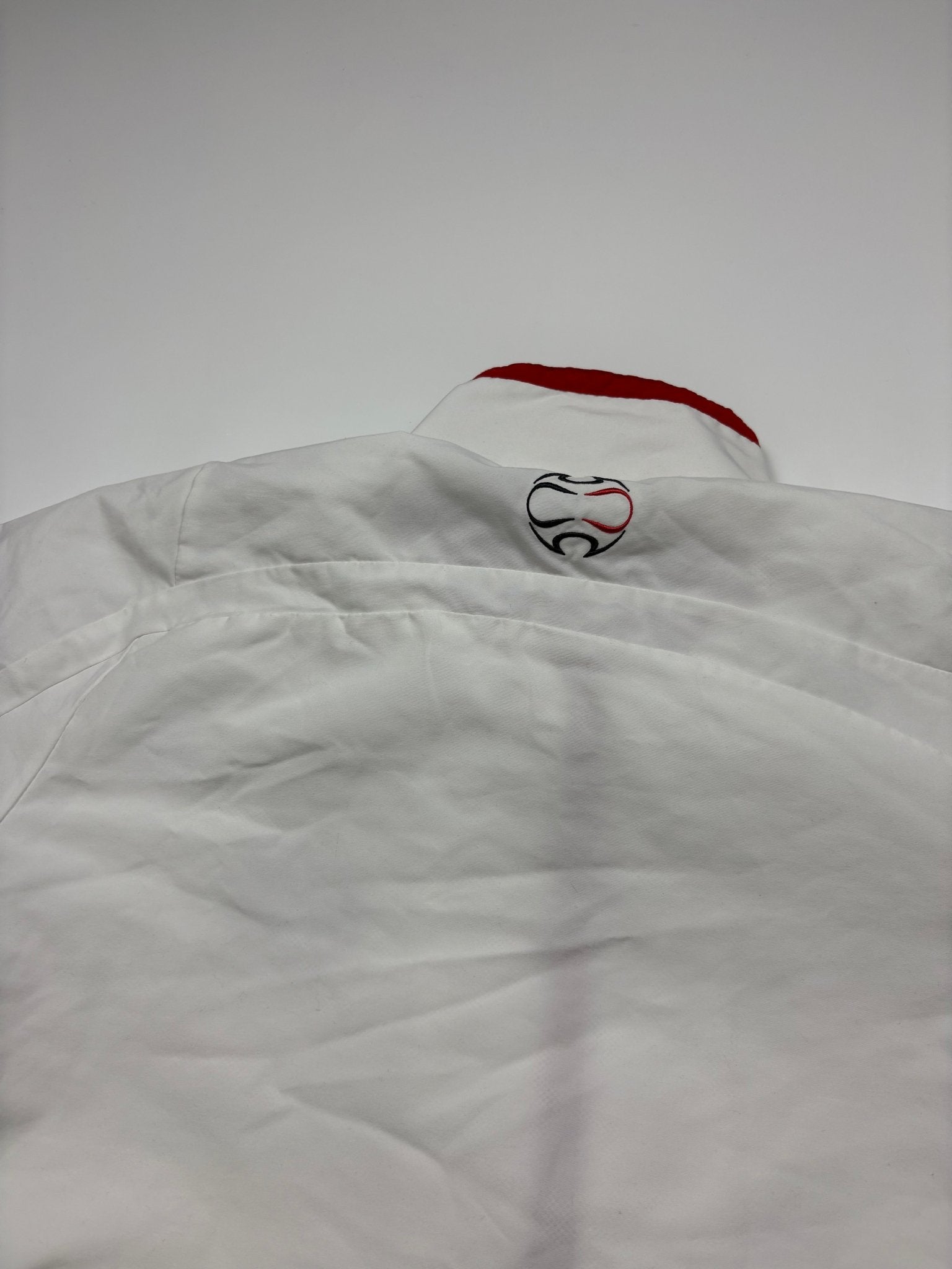 Adidas FC Bayern 2007 Vintage Trackjacket Retro – Weiß/Schwarz (M) - PKeyVintage
