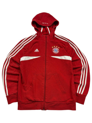 Adidas FC Bayern 2013 Vintage Zip Hoodie – Rot (S) - PKeyVintage