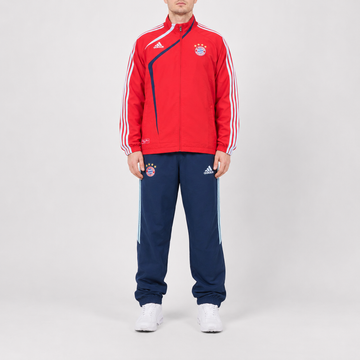 Adidas FC Bayern 2009 Vintage Tracksuit – Rot/Schwarz (XL)