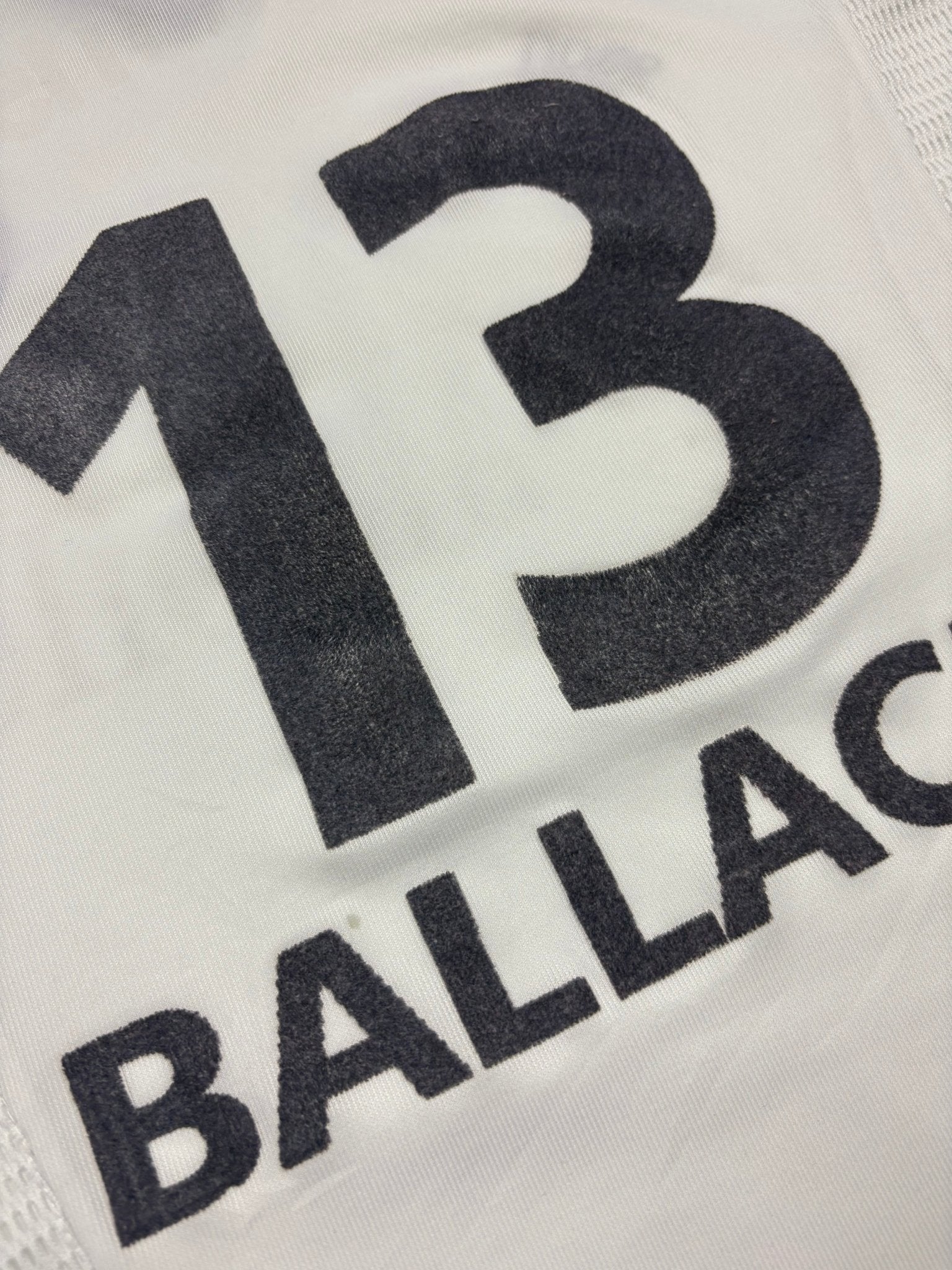 Adidas FC Bayern Ballack 13 Vintage Fußballtrikot – Weiß/Grau (XL) - PKeyVintage
