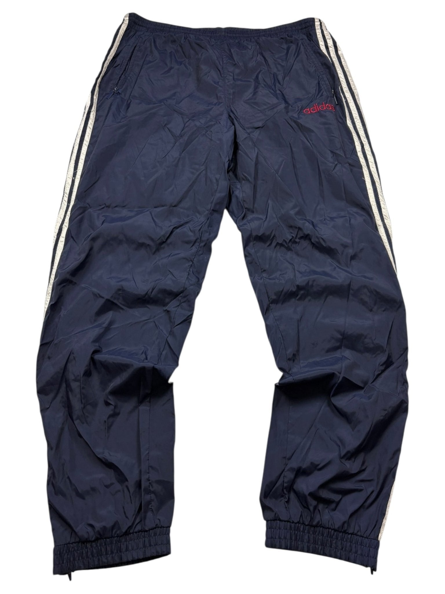 Adidas Firebird 90s Trainingsanzug - Navy/Rot/Weiß (XL) - PKeyVintage