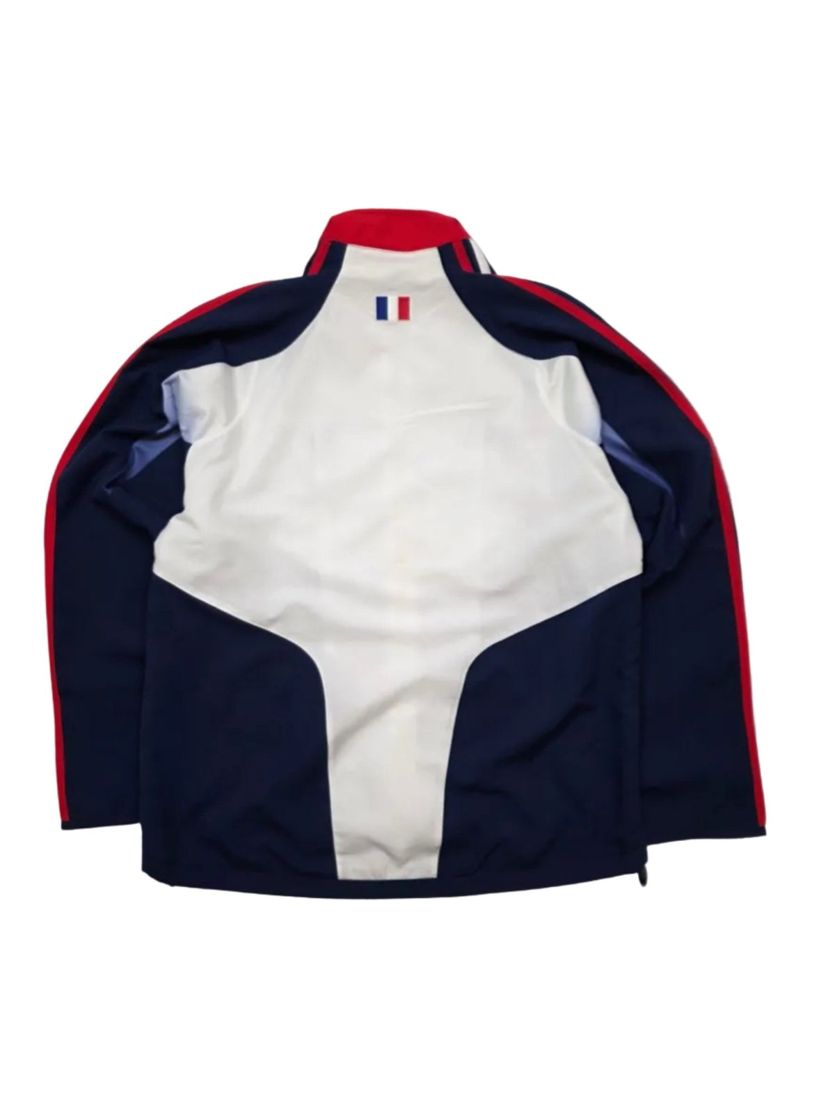 Adidas Frankreich Trackjacket - Weiß/Navy (S) - PKeyVintage