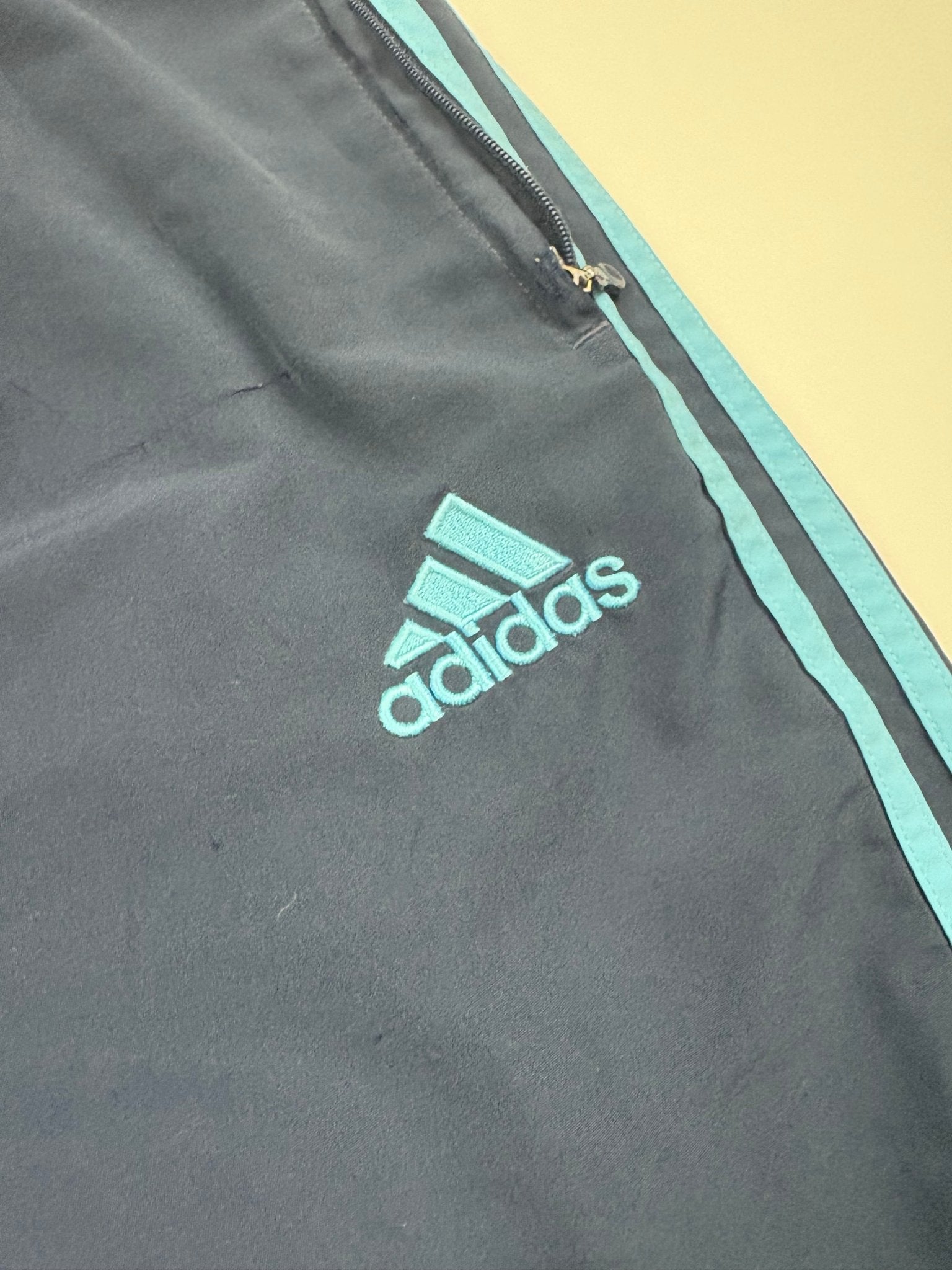 Adidas Olympique Marseille Vintage Tracksuit – Navy/Hellblau (L) - PKeyVintage